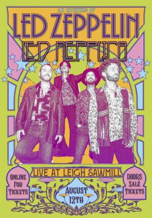 Led Repplica Live at Leigh Sawmill Cafe August 12th