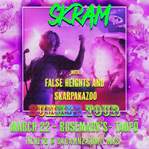 Taupō - Skram Summer Tour with False Heights and Skarpakazoo