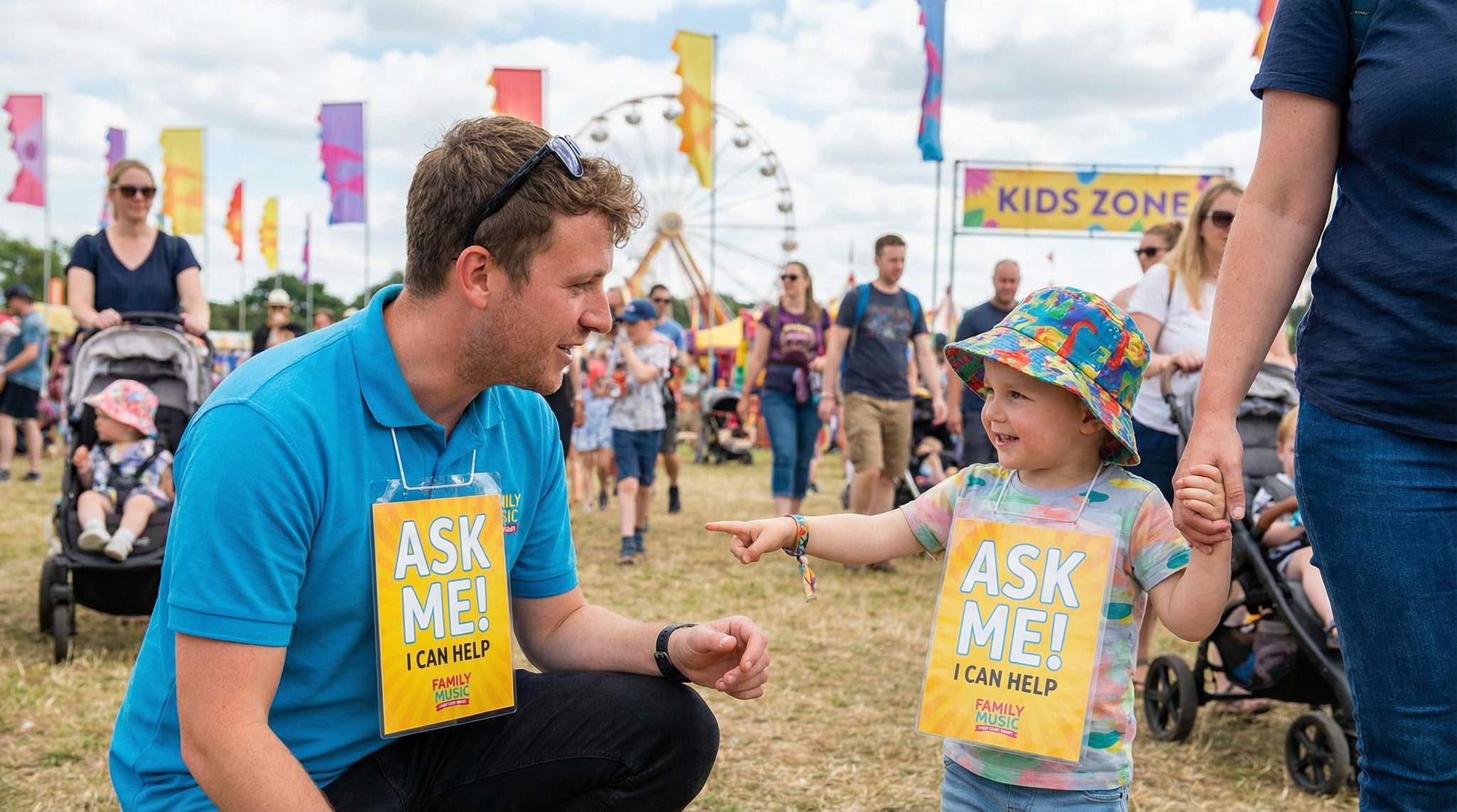 Learn how to make your festival staff truly approachable for kids and parents.
