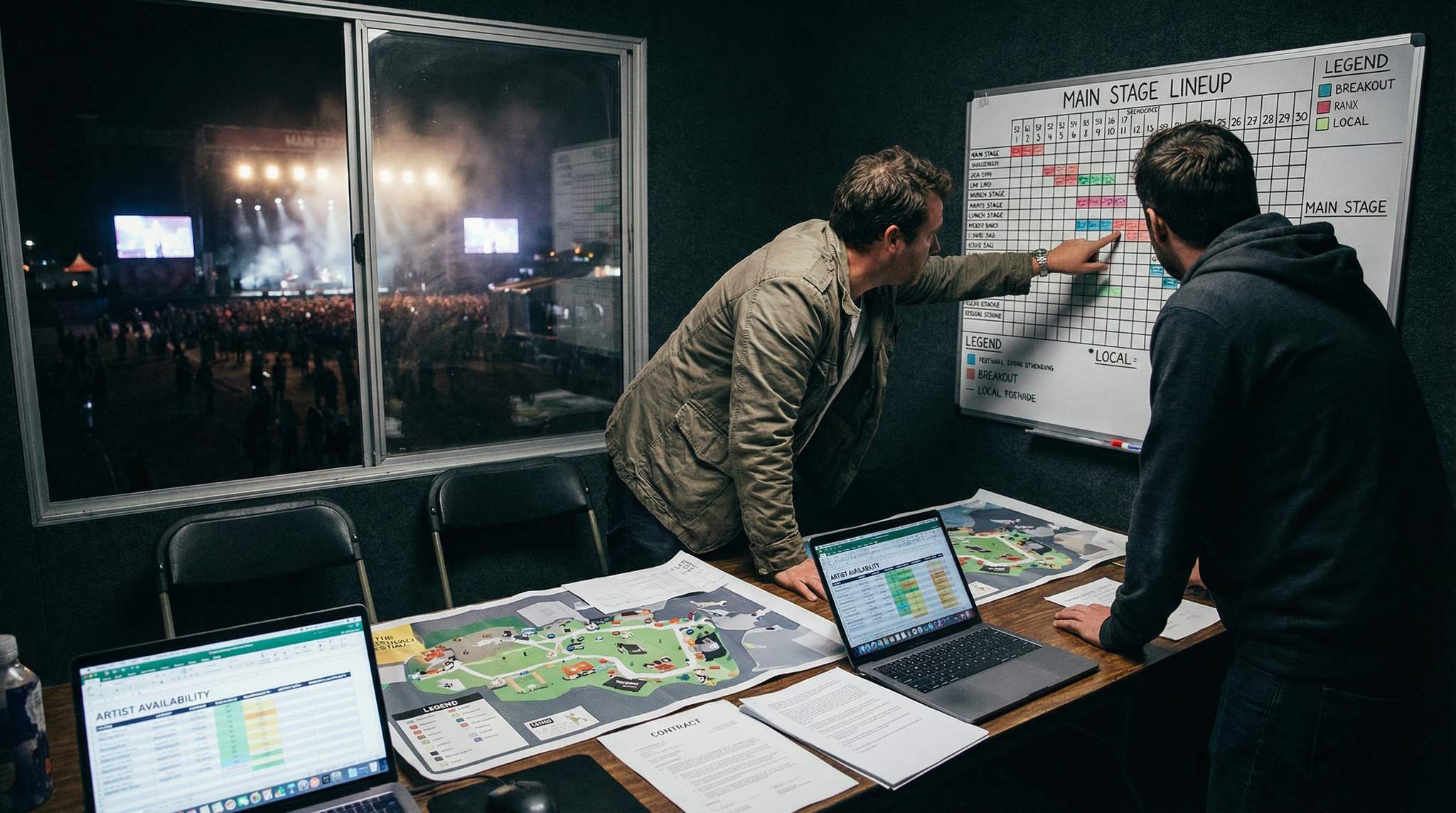 Booking at Mega-Scale Festivals: Windows and Exclusivity – Balancing Legends, Breakouts, and Locals
