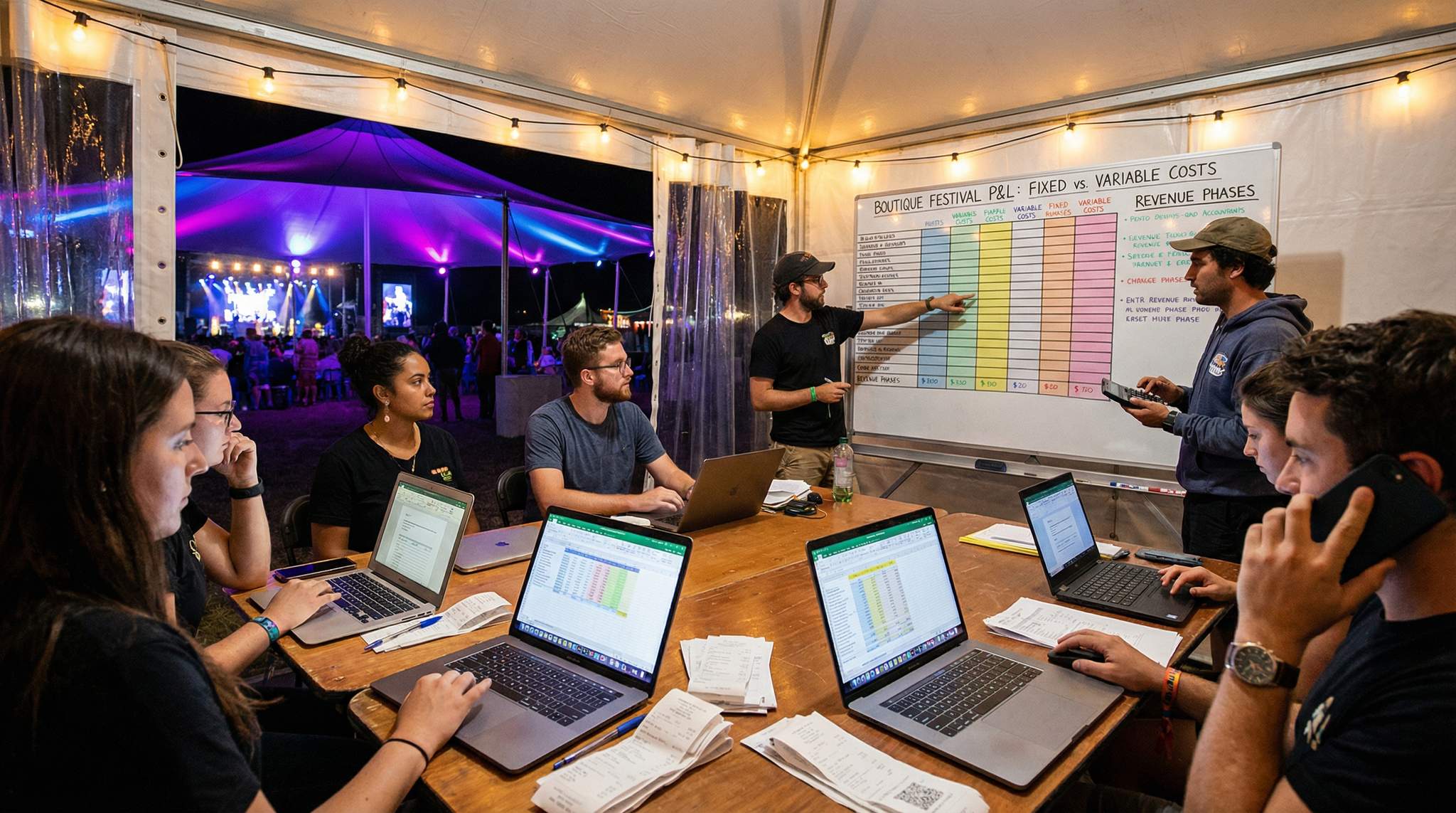 Budgeting the Boutique Festival P&L – Mapping Fixed & Variable Costs, Phasing Revenue, and Protecting Liquidity