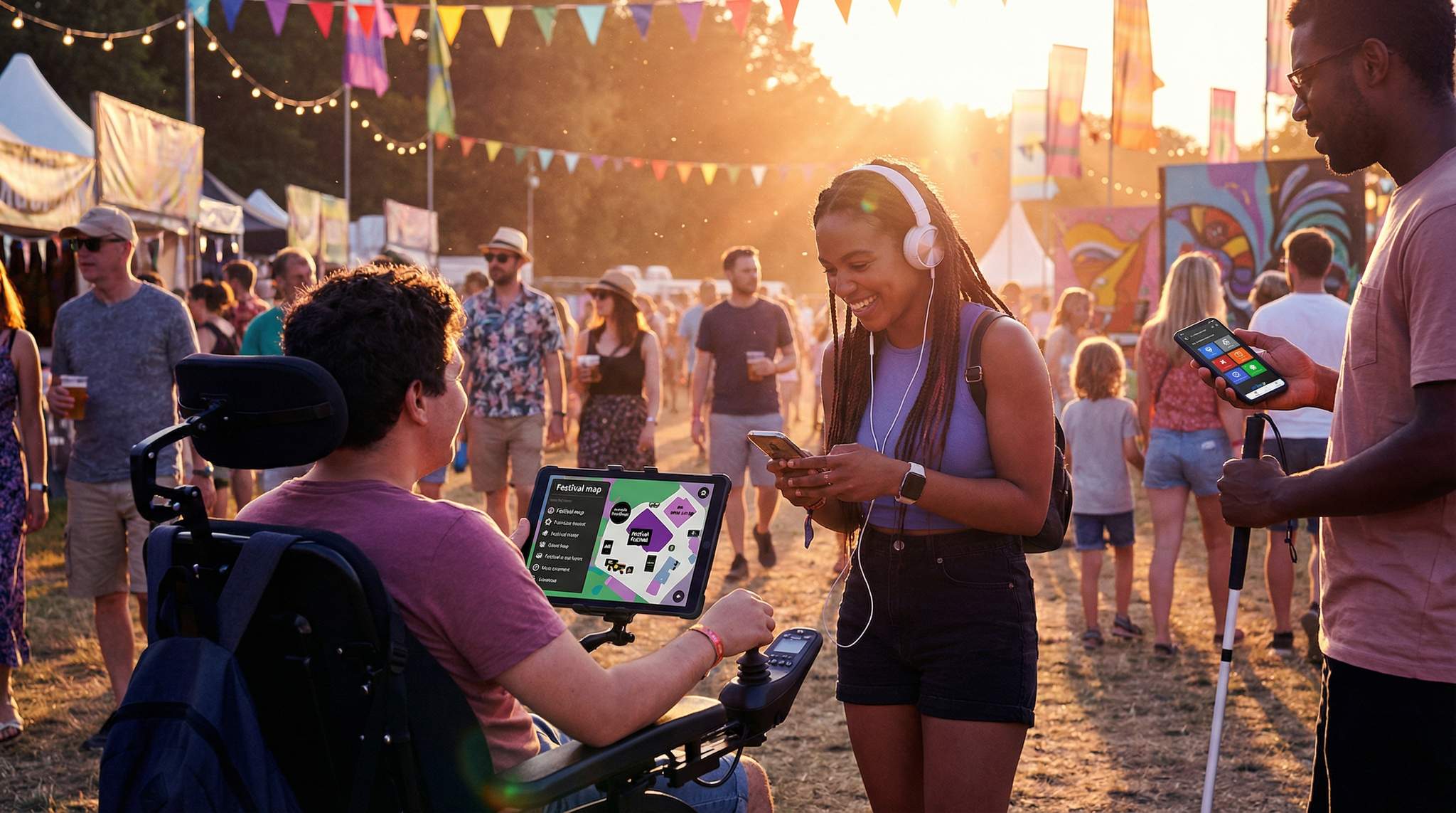Designing Accessible Festival Mobile Apps: Inclusive On-Site Experiences for All