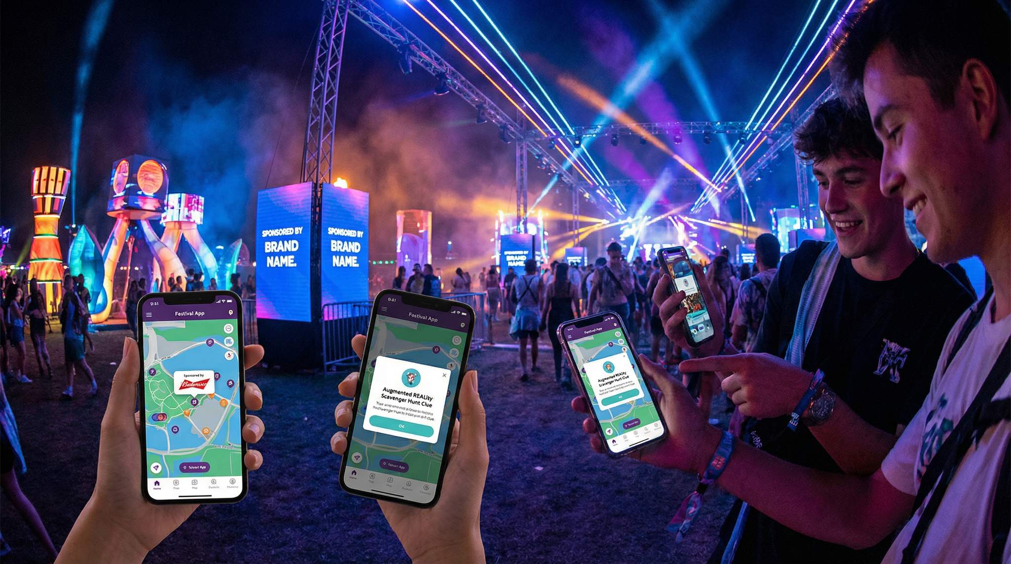 Unlock sponsorship revenue without annoying festival-goers.
