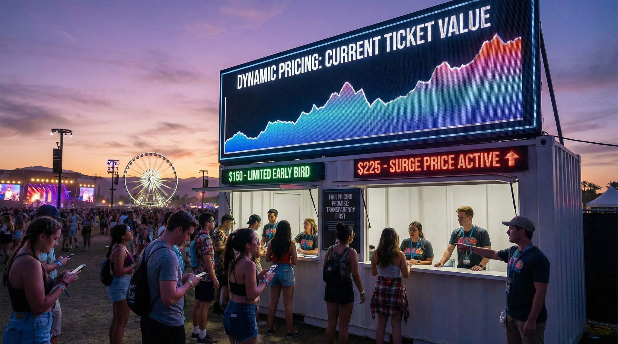 Dynamic Pricing for Festival Tickets: Maximizing Revenue Without Losing Fan Trust