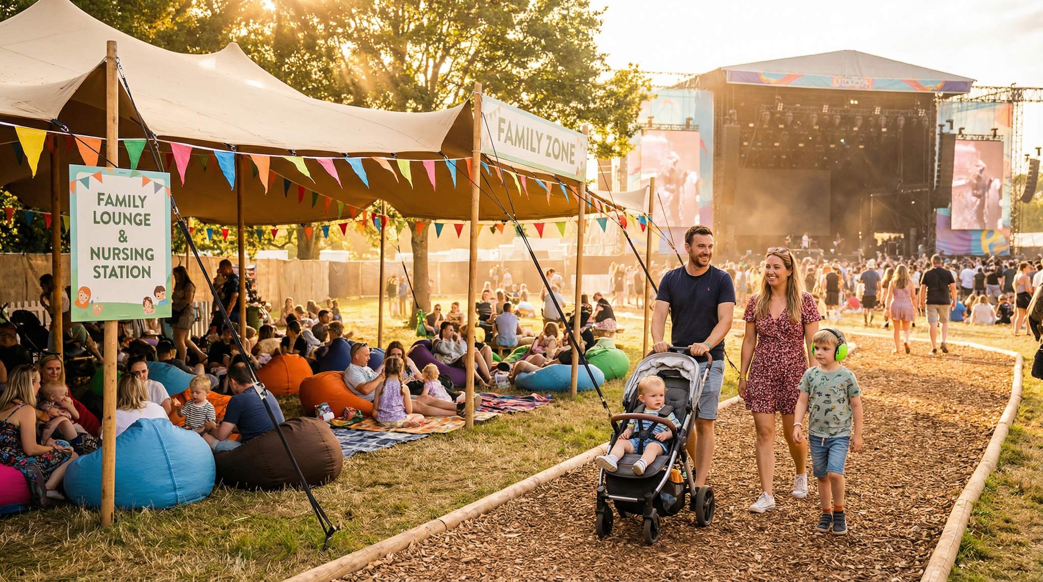 Family Services for Tens of Thousands: Making Large Festivals Family-Friendly