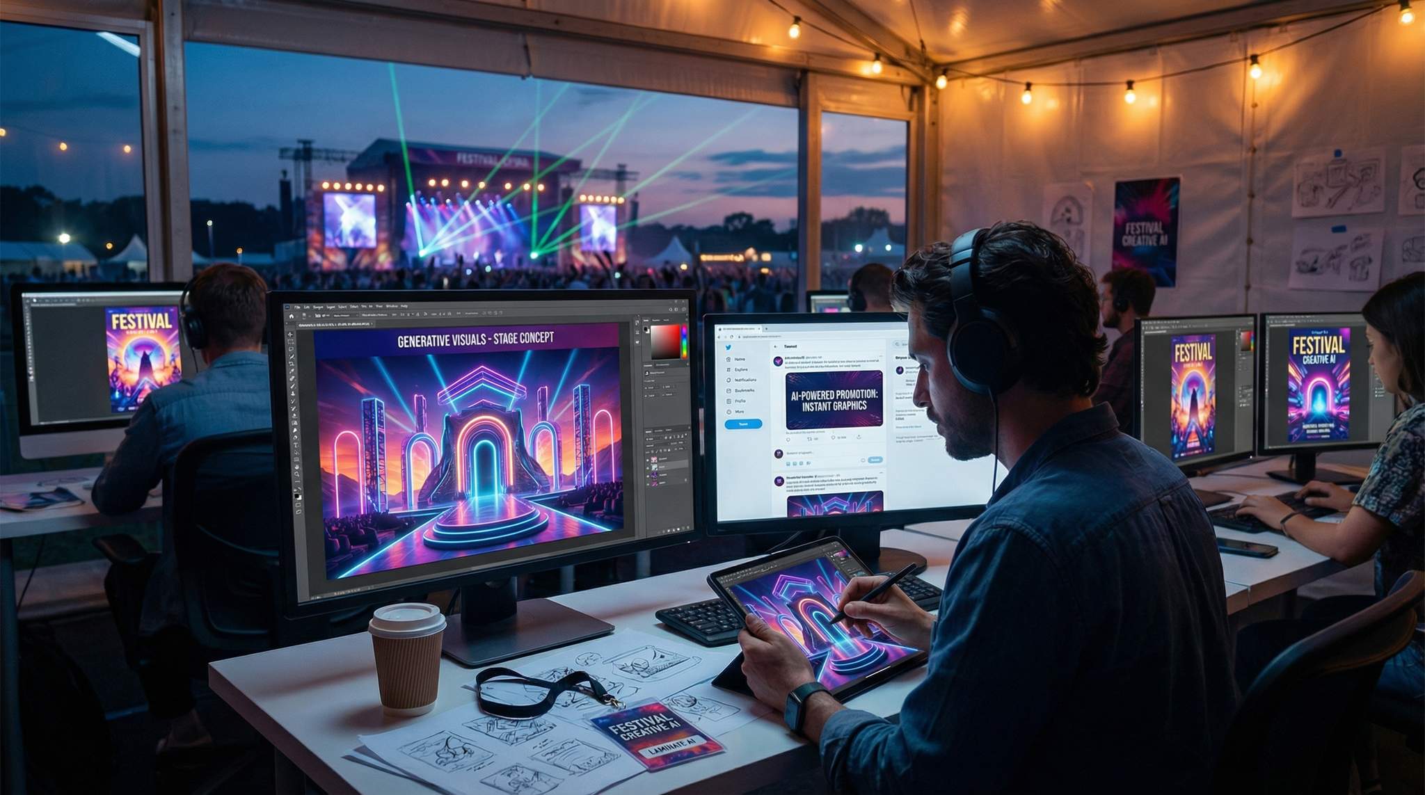 Festival AI Creativity: Leveraging Generative AI for Visuals, Branding & Promotion