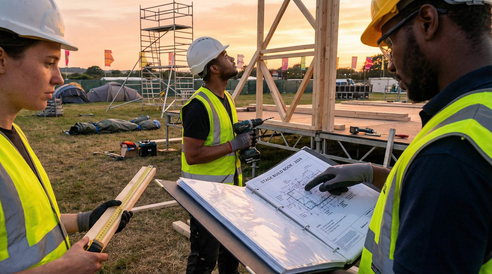 Festival Build Books: Drawings Small Teams Can Execute