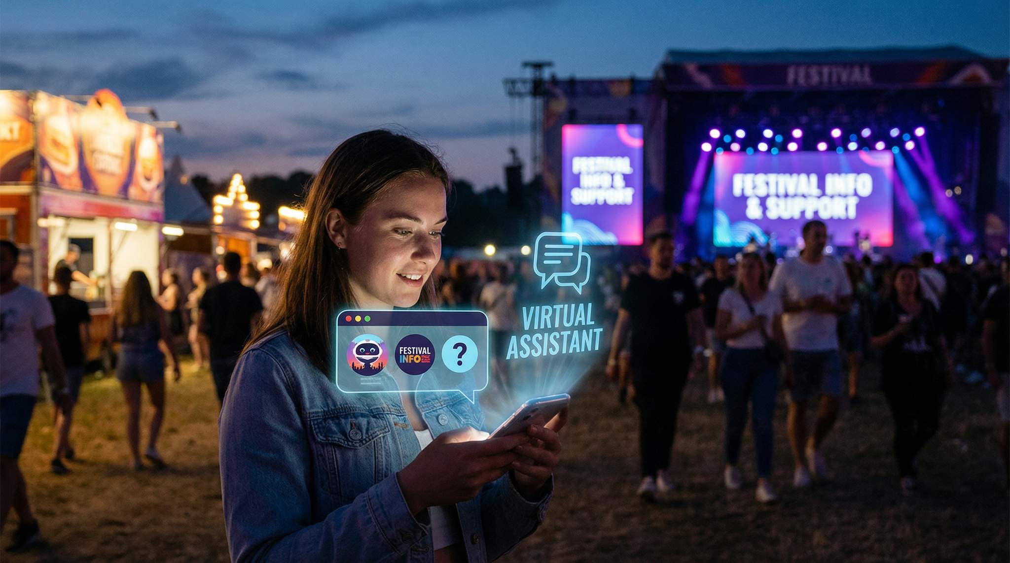 Festival Chatbots and Virtual Assistants: Enhancing Attendee Support & Information