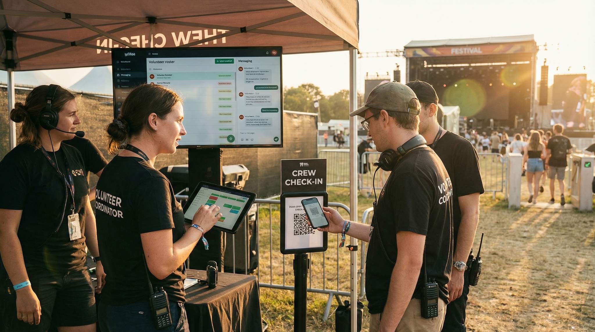 Festival Crew Management Tech: Streamlining Volunteer Scheduling and Communication