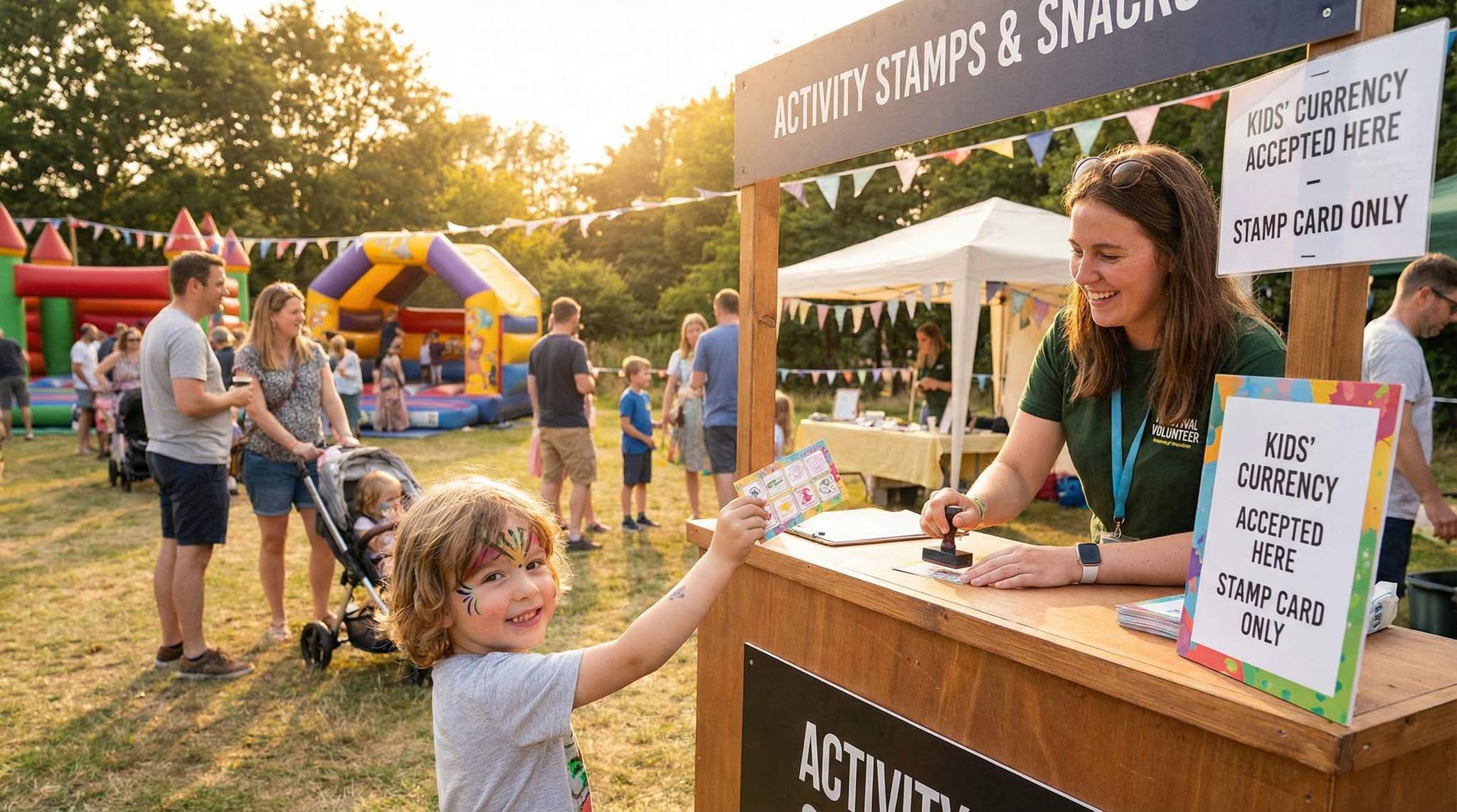Festival Currency for Kids (Stamps, Not Cash)