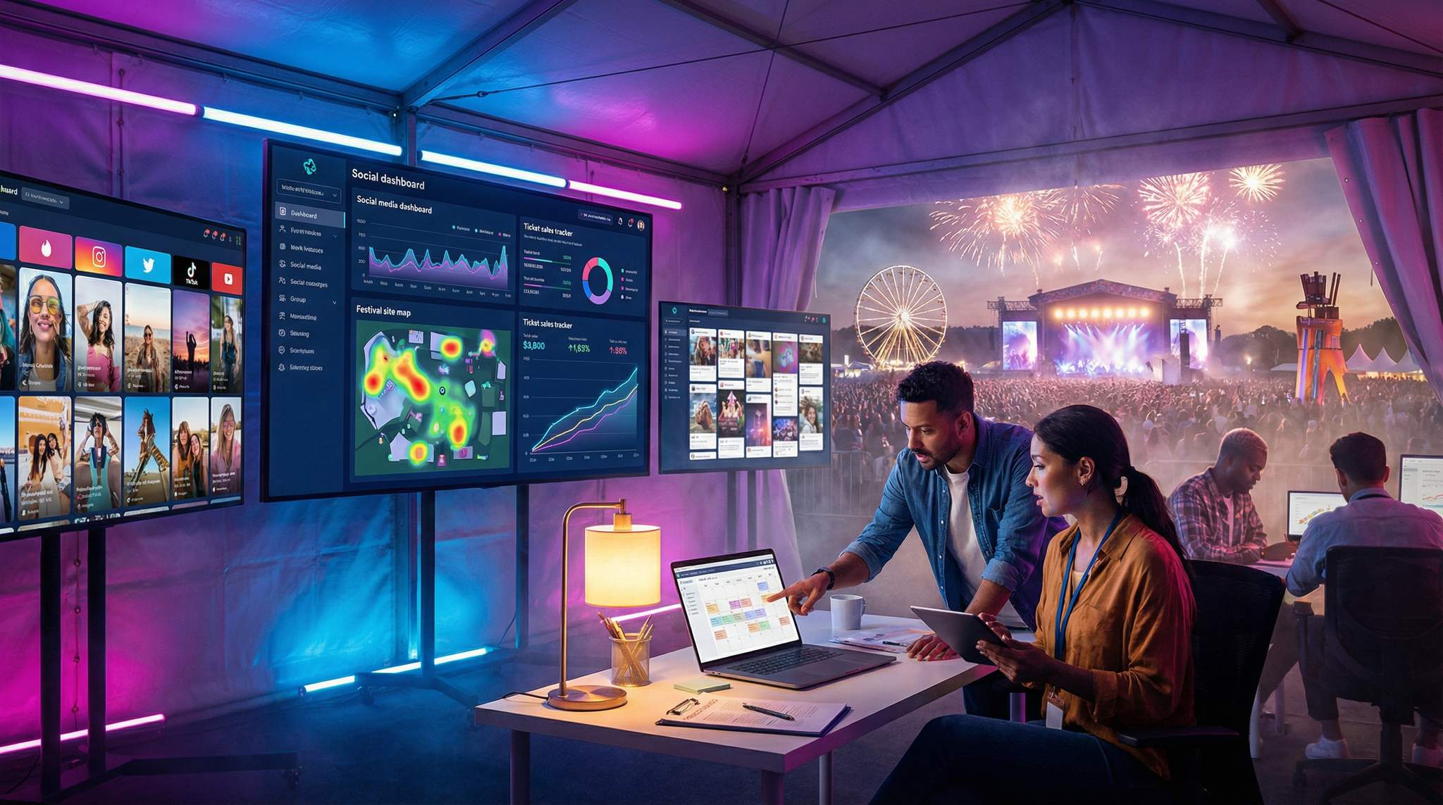 Boost ticket sales and build lasting buzz for any festival.
