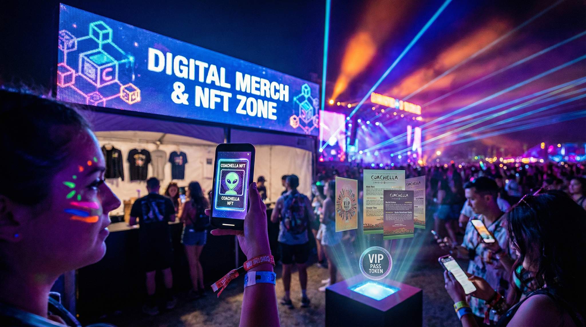 Festival Merch Goes Digital: NFTs and Digital Collectibles