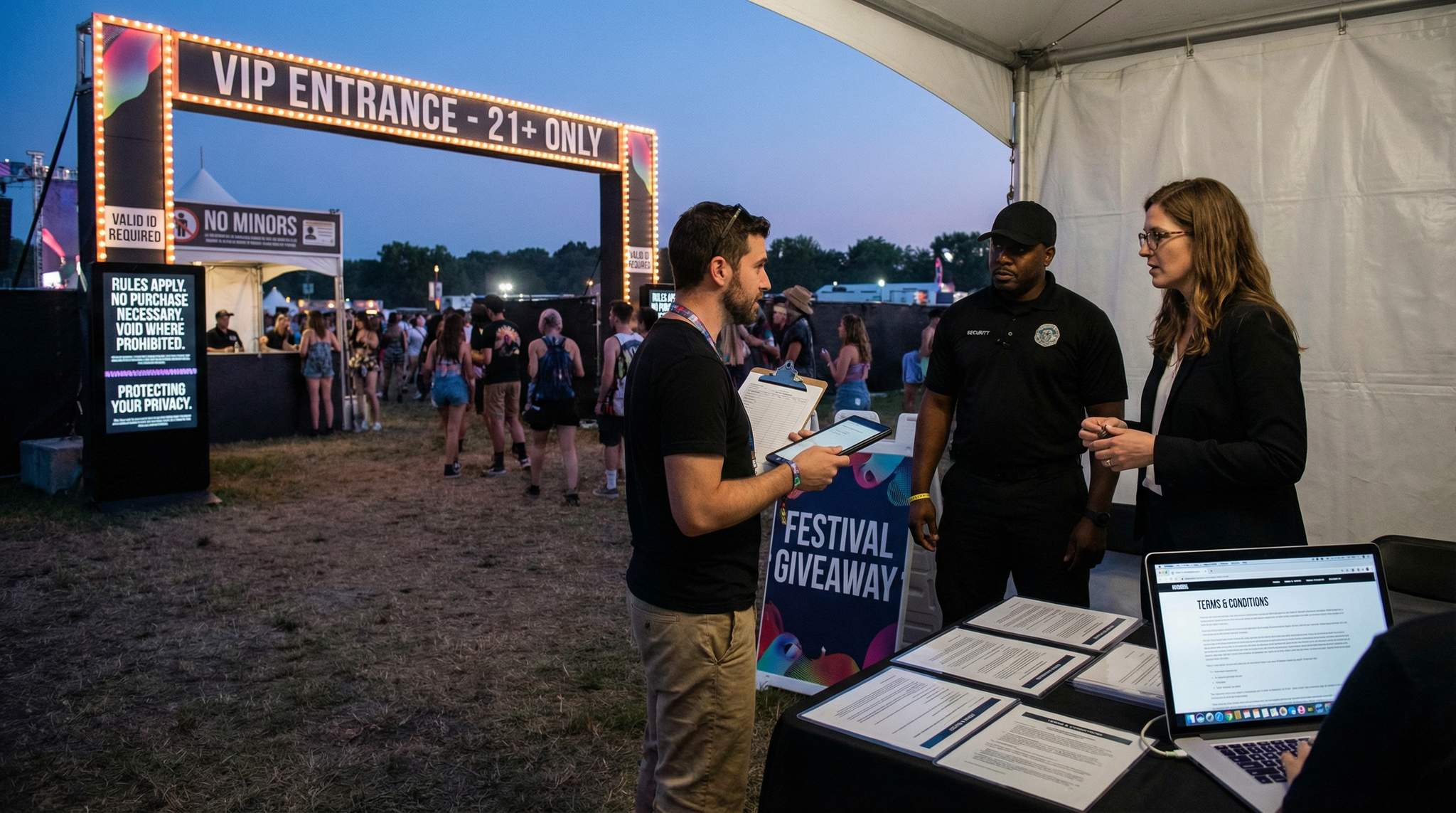 Festival Promotions Legal Guide: Sweepstakes, COPPA, and Alcohol Compliance