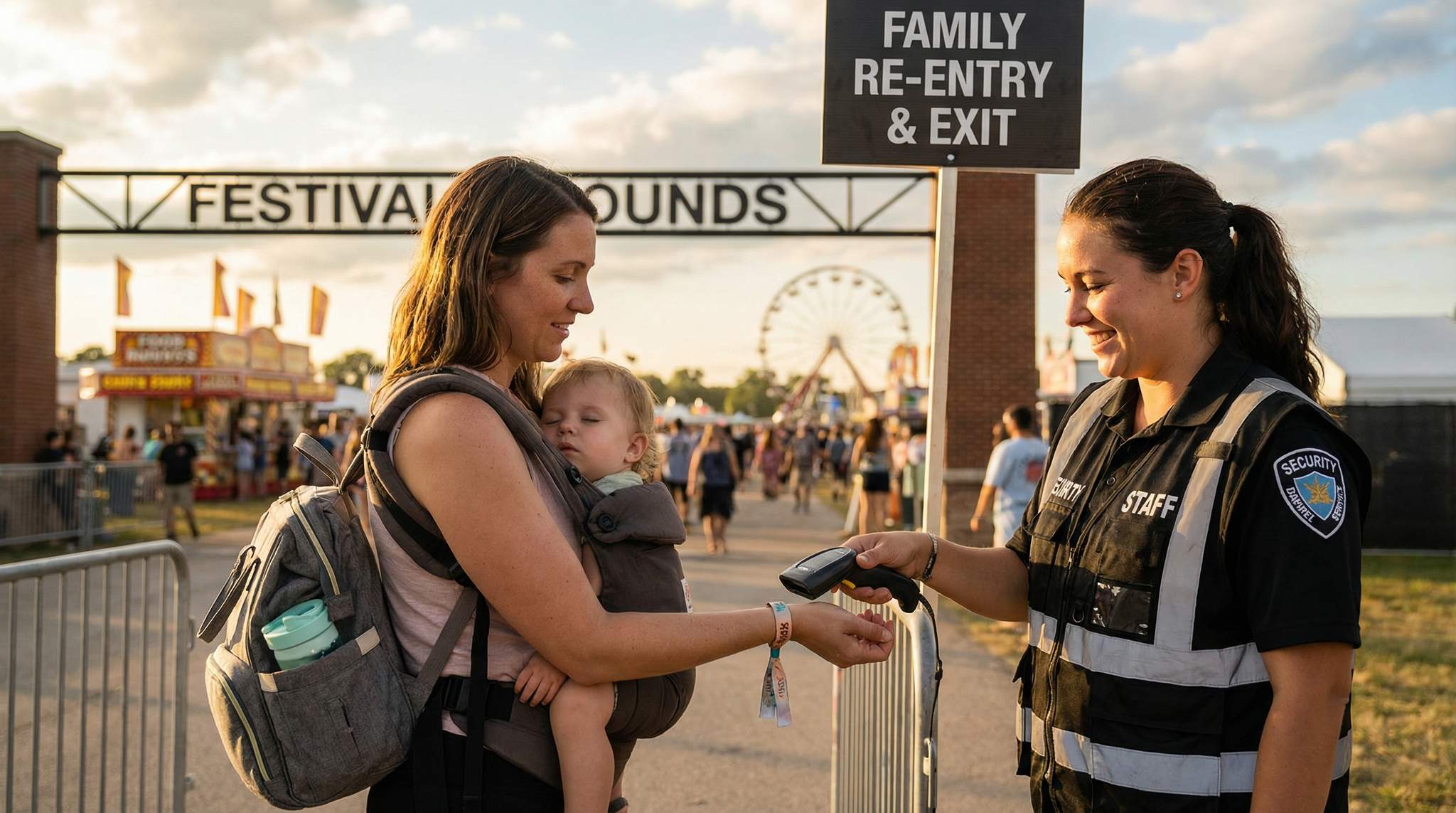 Let families recharge and return for more festival fun.
