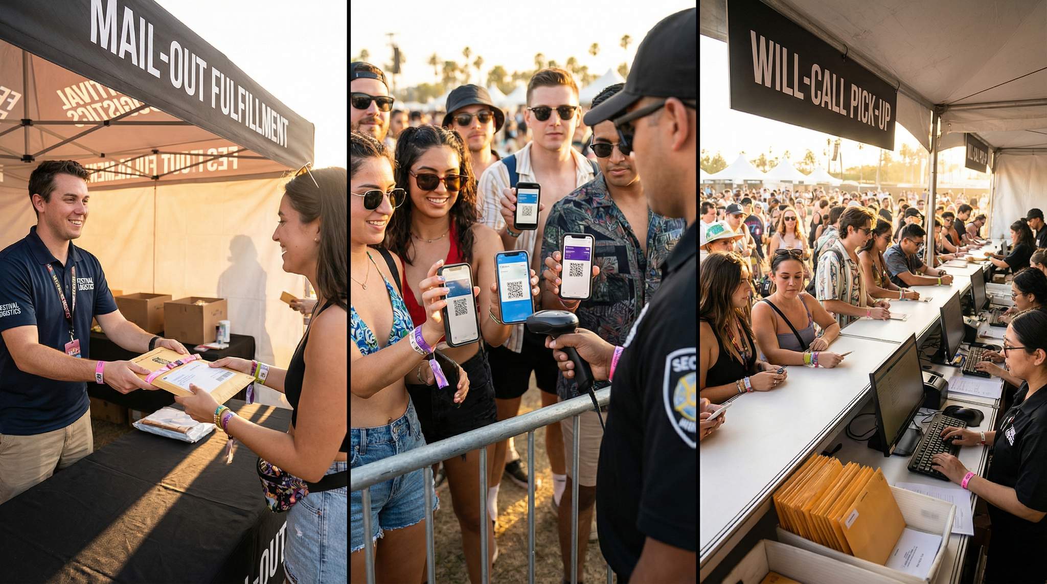 Festival Ticket Fulfillment & Distribution: Mail-Outs, Mobile Tickets, or Will-Call?
