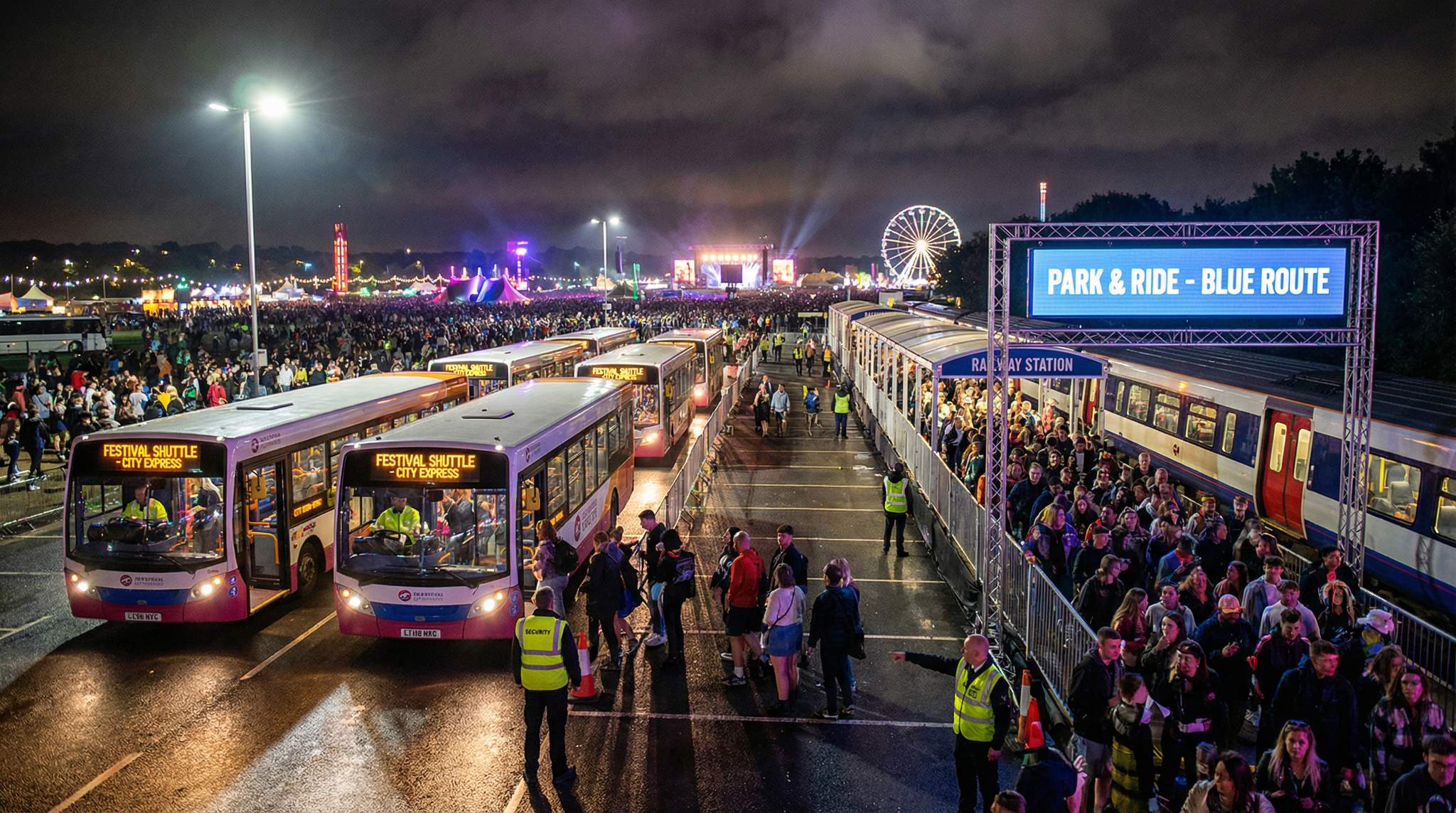 Festival Transport Masterplan: Rail, Bus & Park-and-Ride