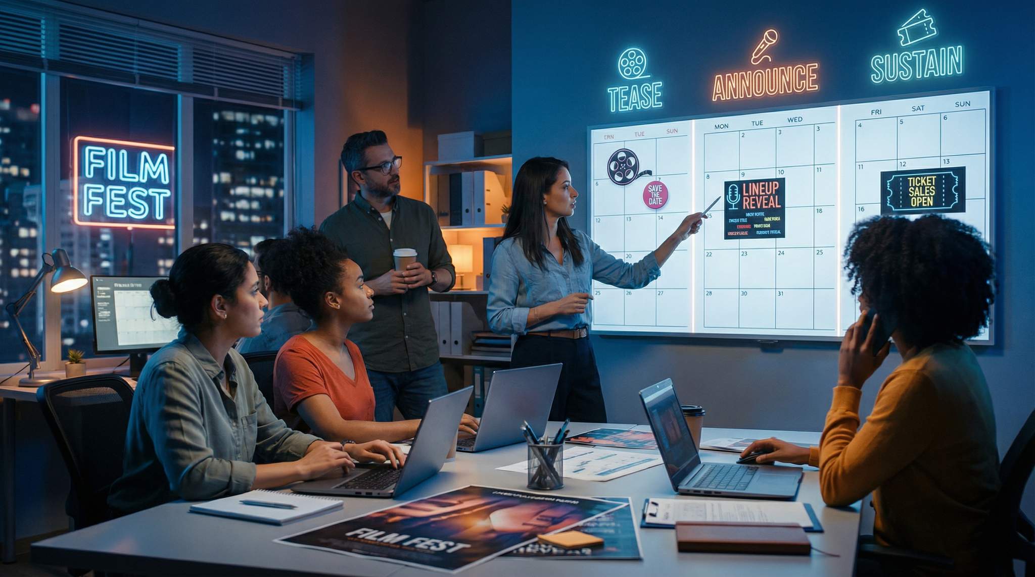 Film Festival Launch Calendar: Tease, Announce, Sustain