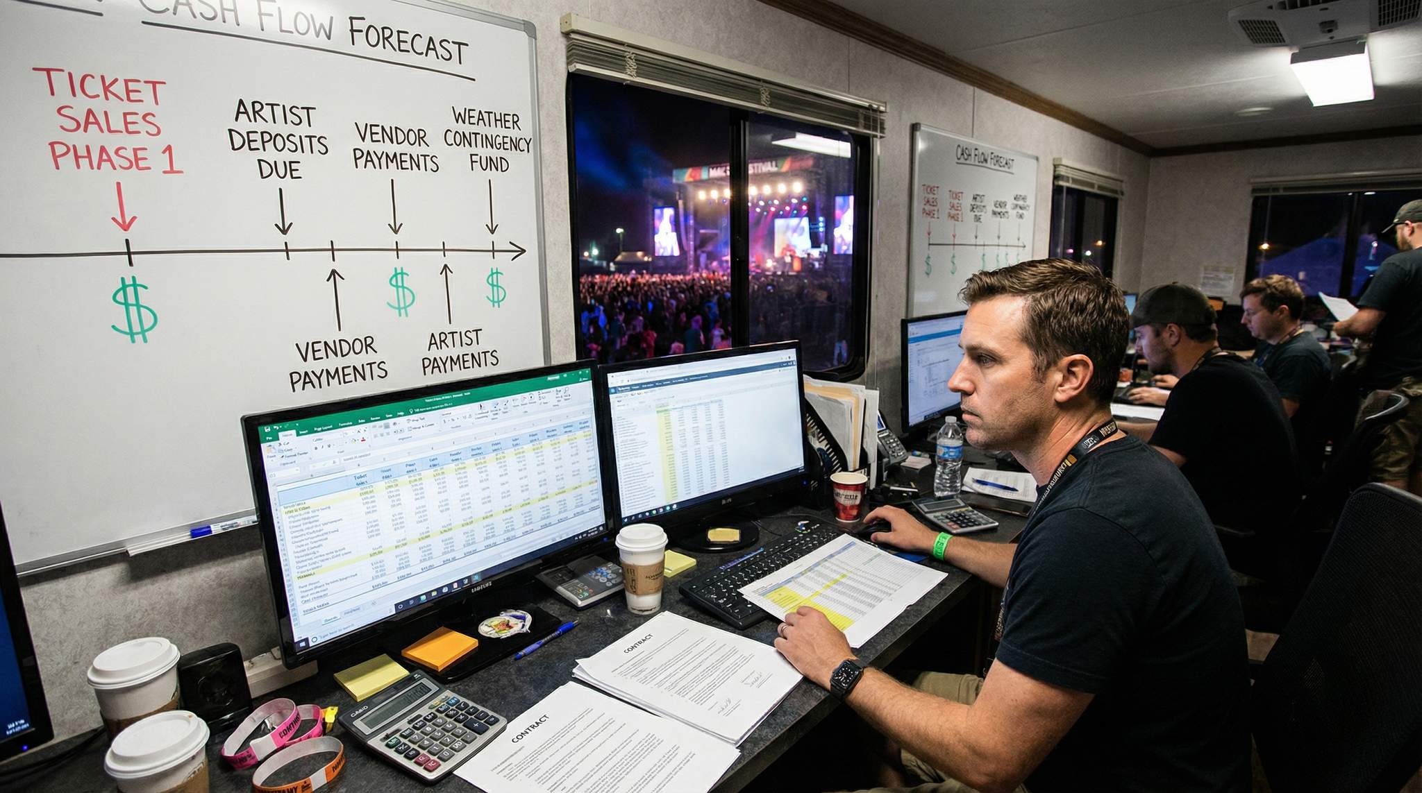 Financial Model and Cash Flow Timing for Festivals