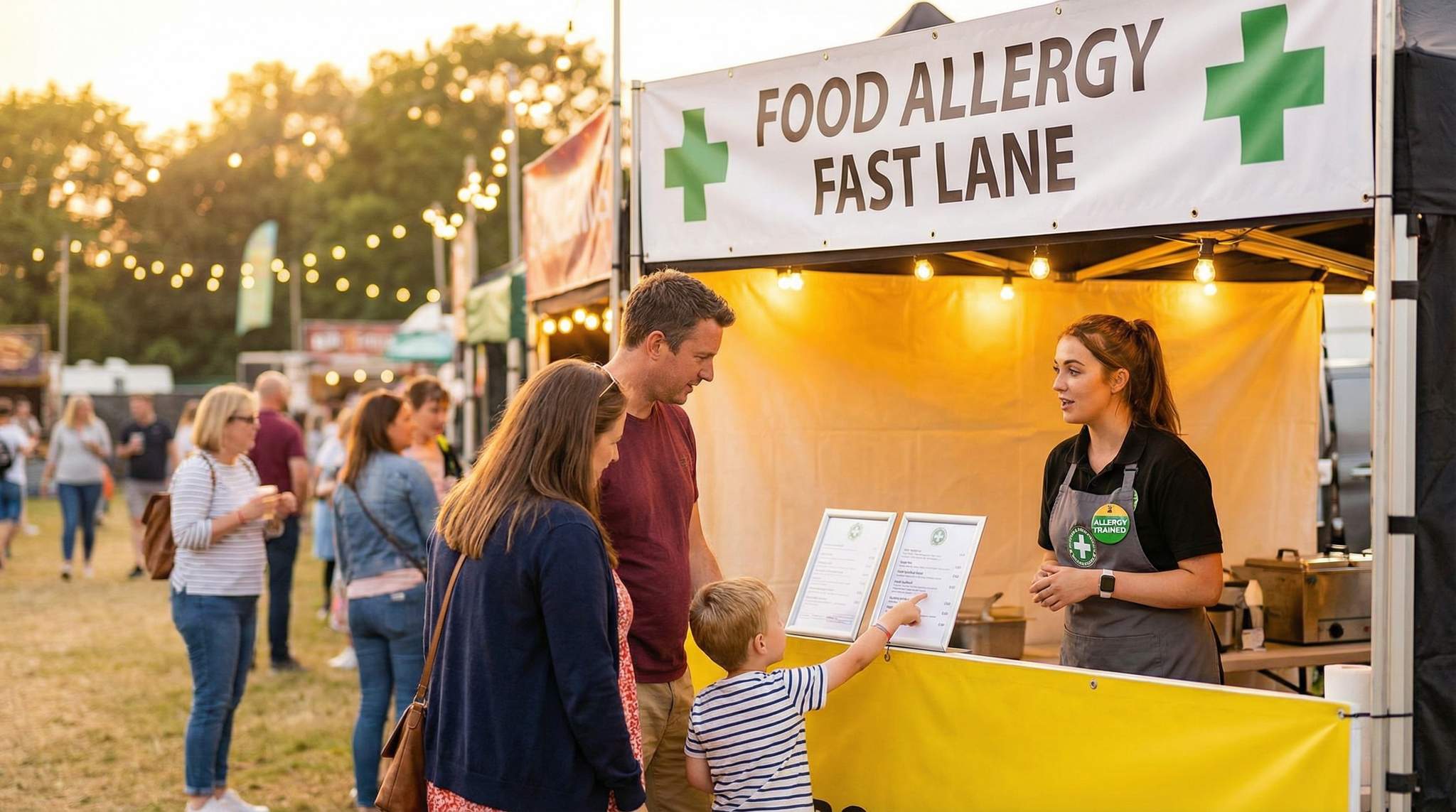 Food-Allergy Fast Lanes: Prioritizing Safe and Speedy Service at Family-Friendly Festivals