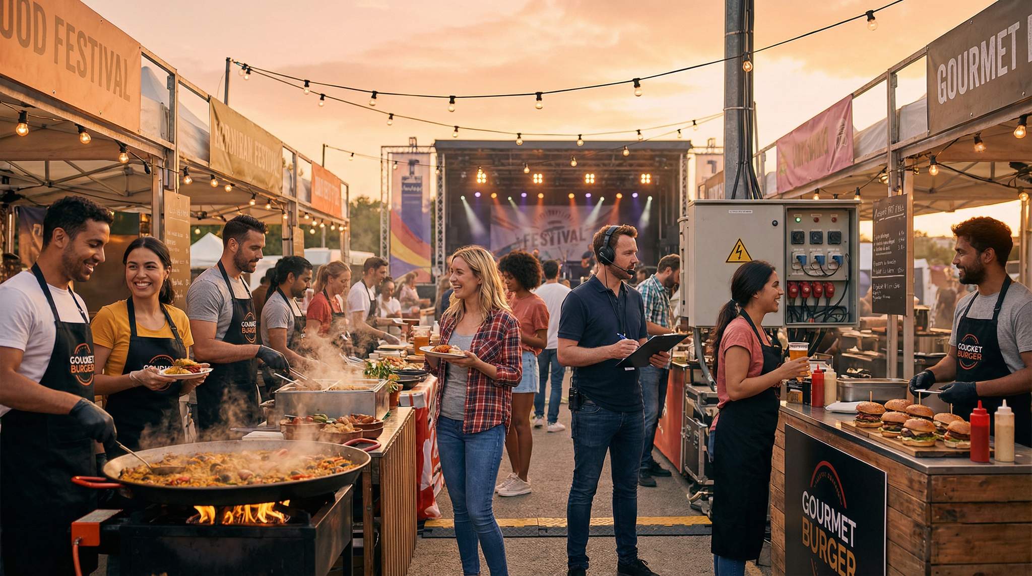 Master the art of food festival production to wow taste buds and delight crowds.
