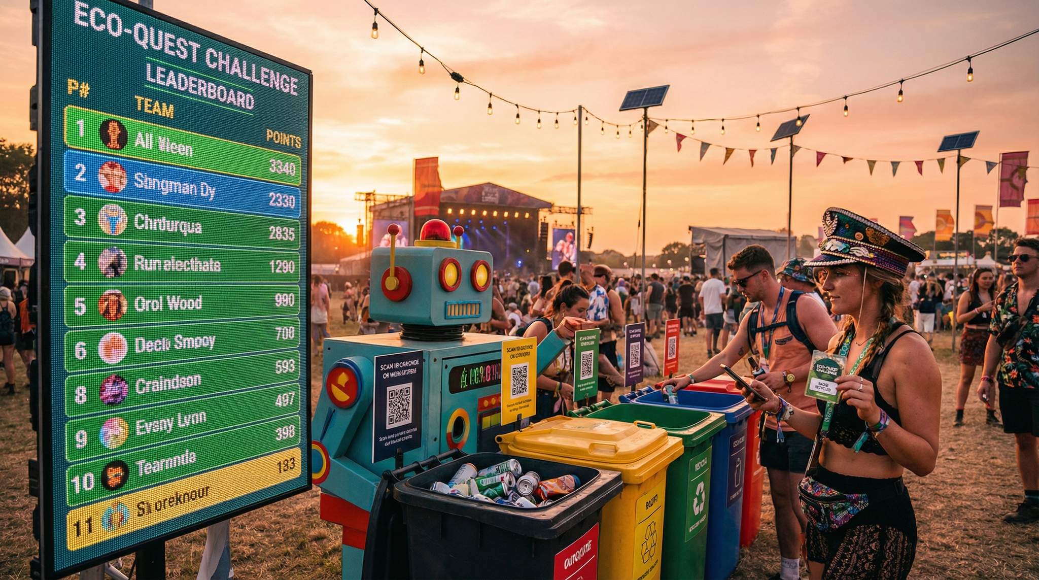 Gamifying Festival Sustainability: Turning Eco-Actions into Engaging Challenges