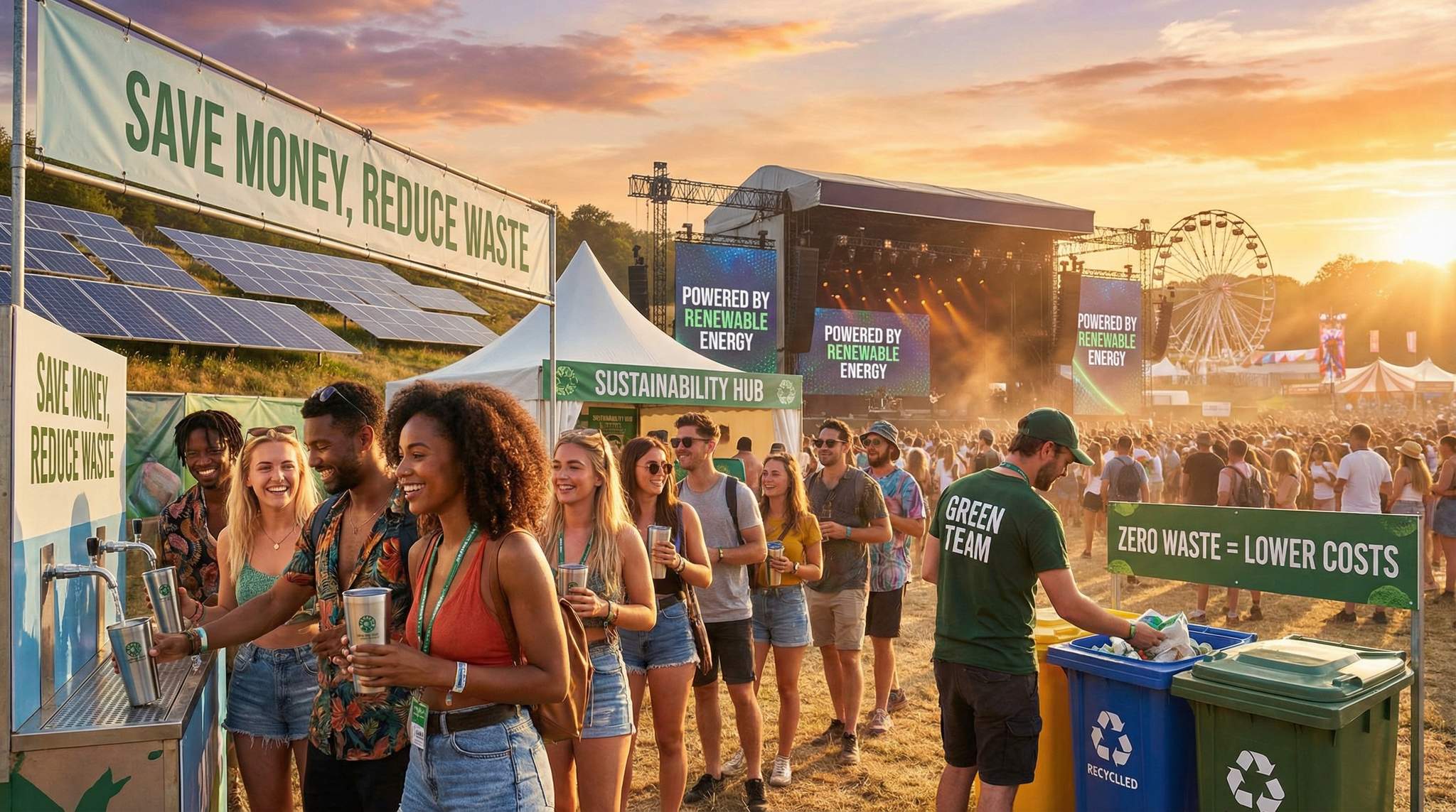 Green and Profitable: Sustainable Festival Initiatives That Save Money