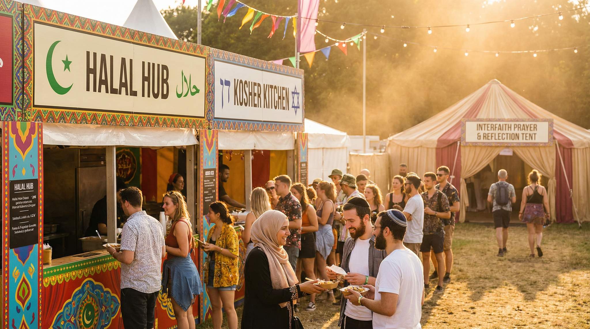 Halal and Kosher-Friendly Festivals: Catering to Religious Dietary and Worship Needs