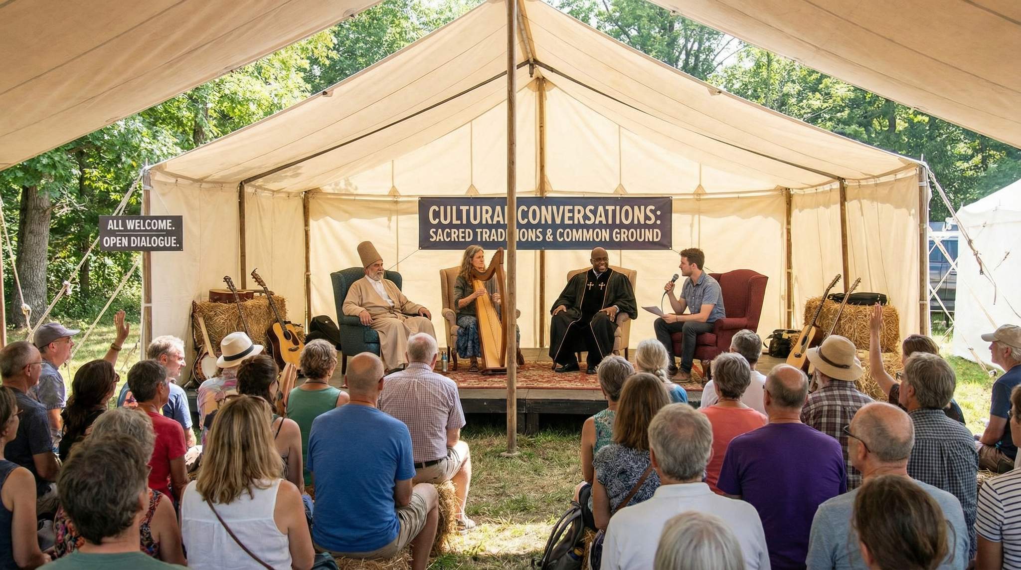Interfaith and Secular Balance in Folk Festival Programming