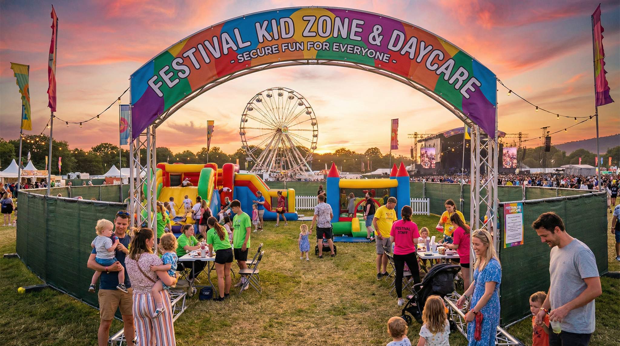 Kid Zones & Daycare: On-Site Childcare Strategies for Family-Friendly Festivals