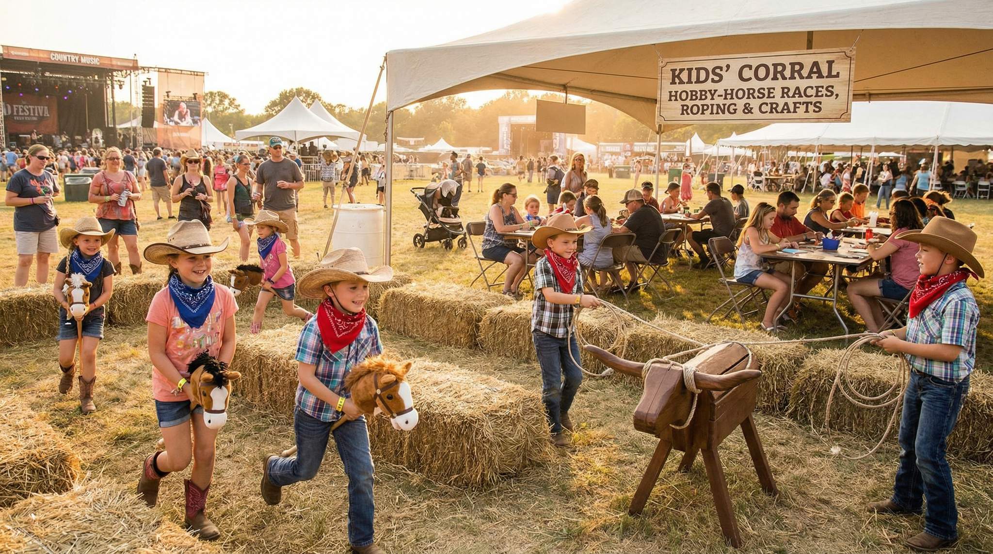 Kids&rsquo; Corral Without Ponies: Safe and Fun Alternatives at Country Music Festivals