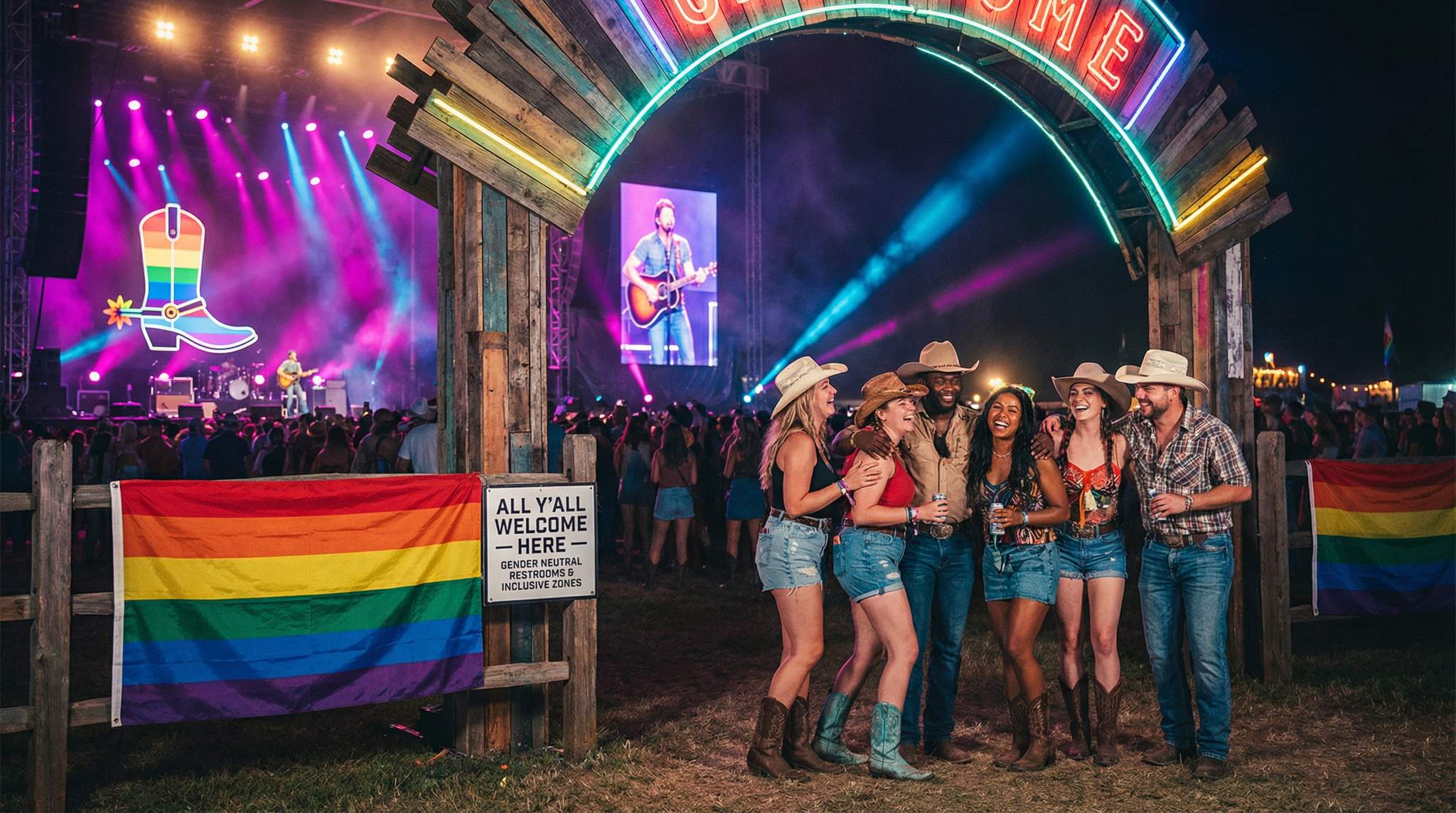 LGBTQ+ Inclusion in Country Music Festivals: Belonging Is Built, Not Implied