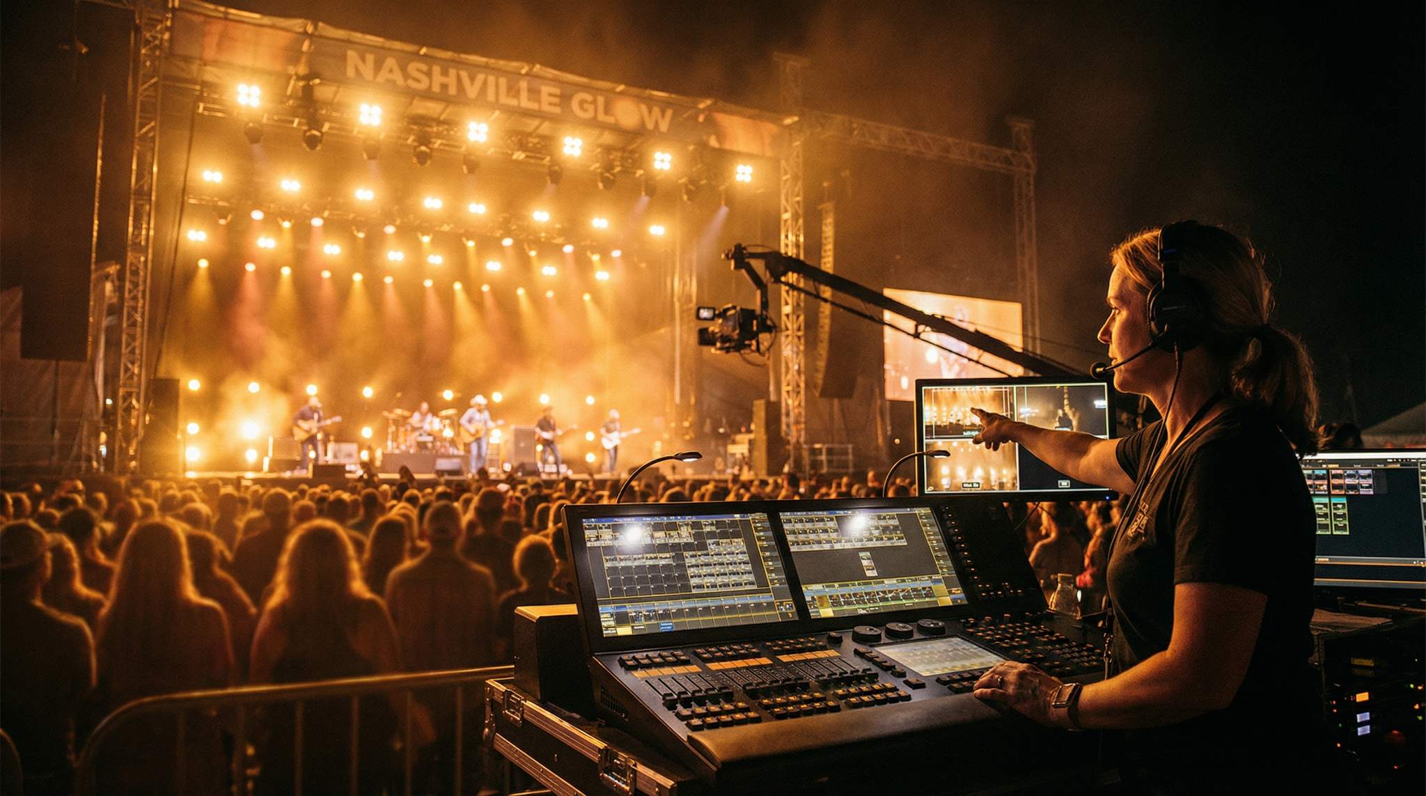 Lighting at Country Music Festivals: Warm Looks That Read on Camera