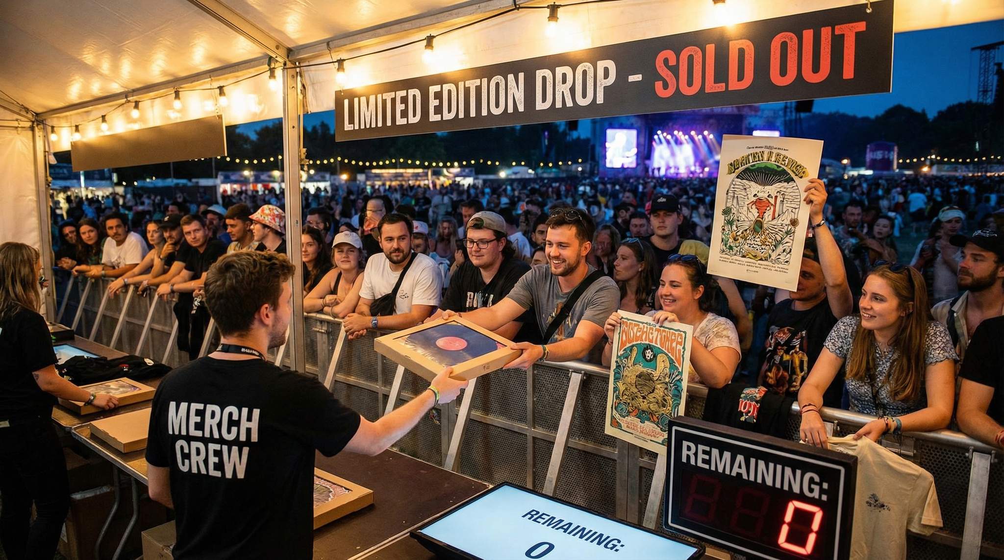 Limited-Edition Festival Merch: Driving Hype and Revenue with Exclusive Collectibles