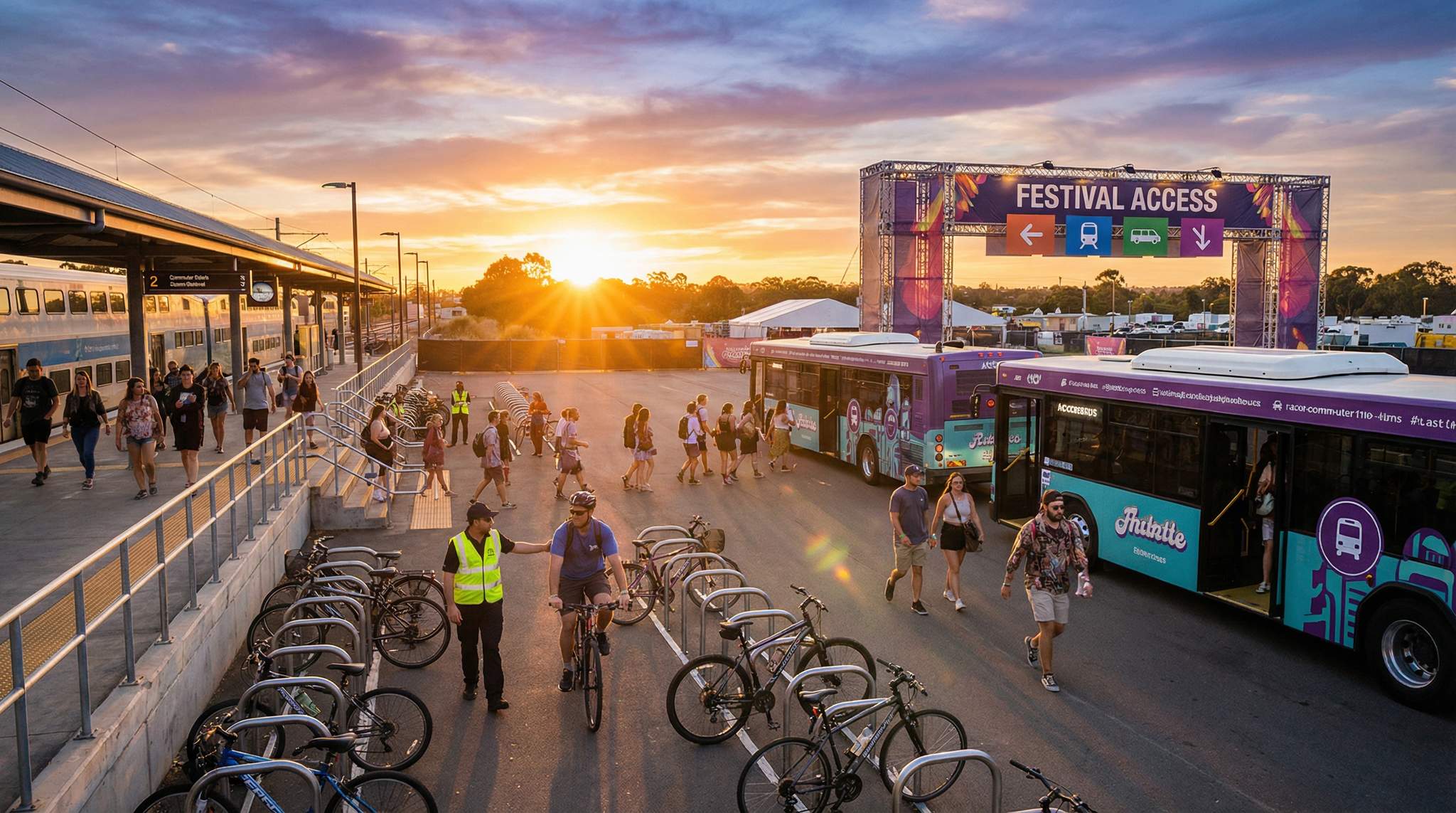 Location, Location, Commute: Choosing a Festival Site with Transportation Access in Mind