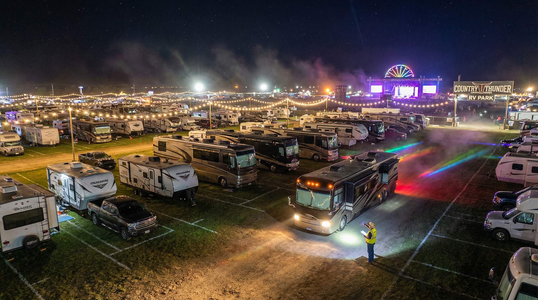 Managing Parking for RVs, Trucks, and Buses at Country Music Festivals