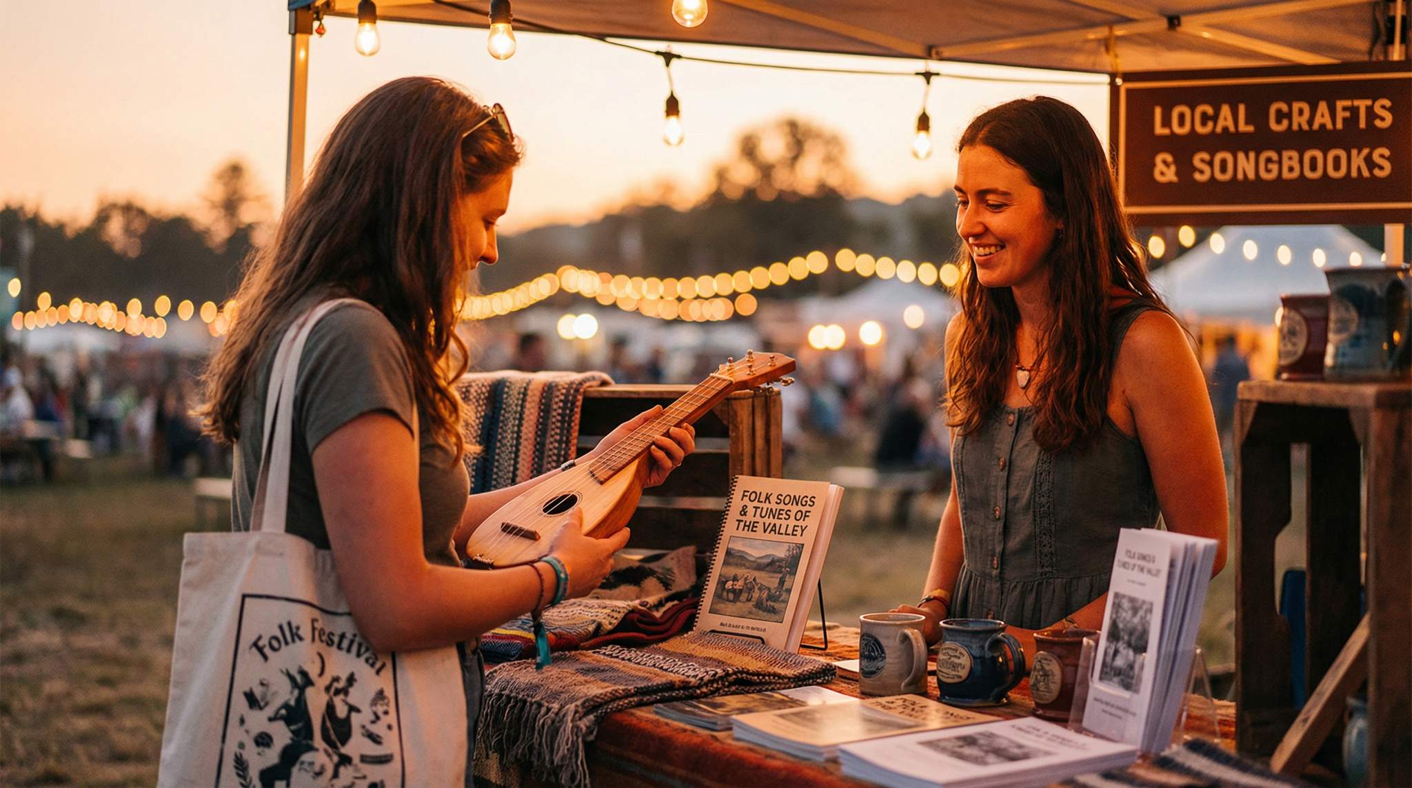Merch With Meaning at Folk Festivals: Songbooks, Tunebooks, and Local Crafts