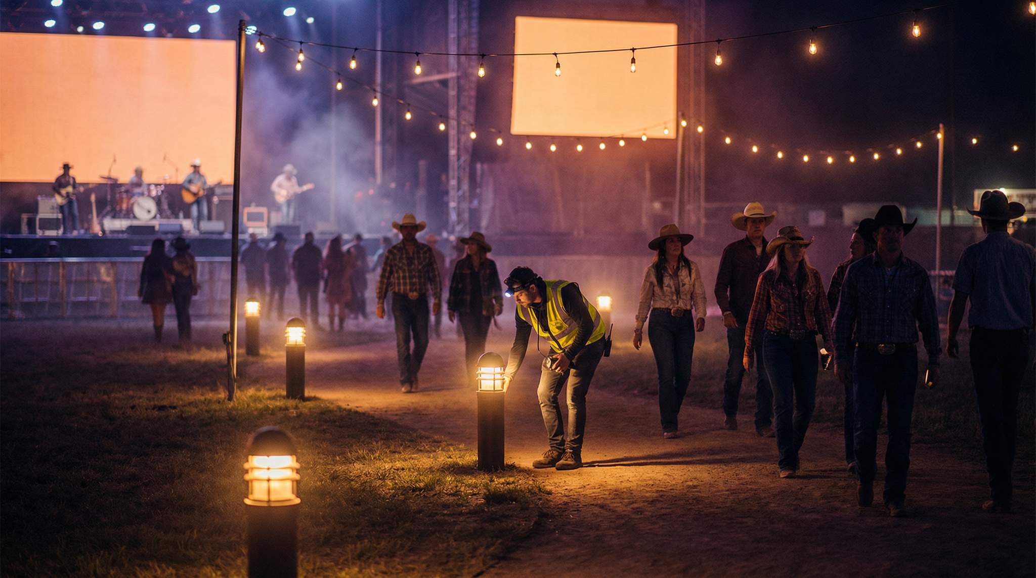 Night Ops: Light the Festival Trails, Keep the Magic Soft