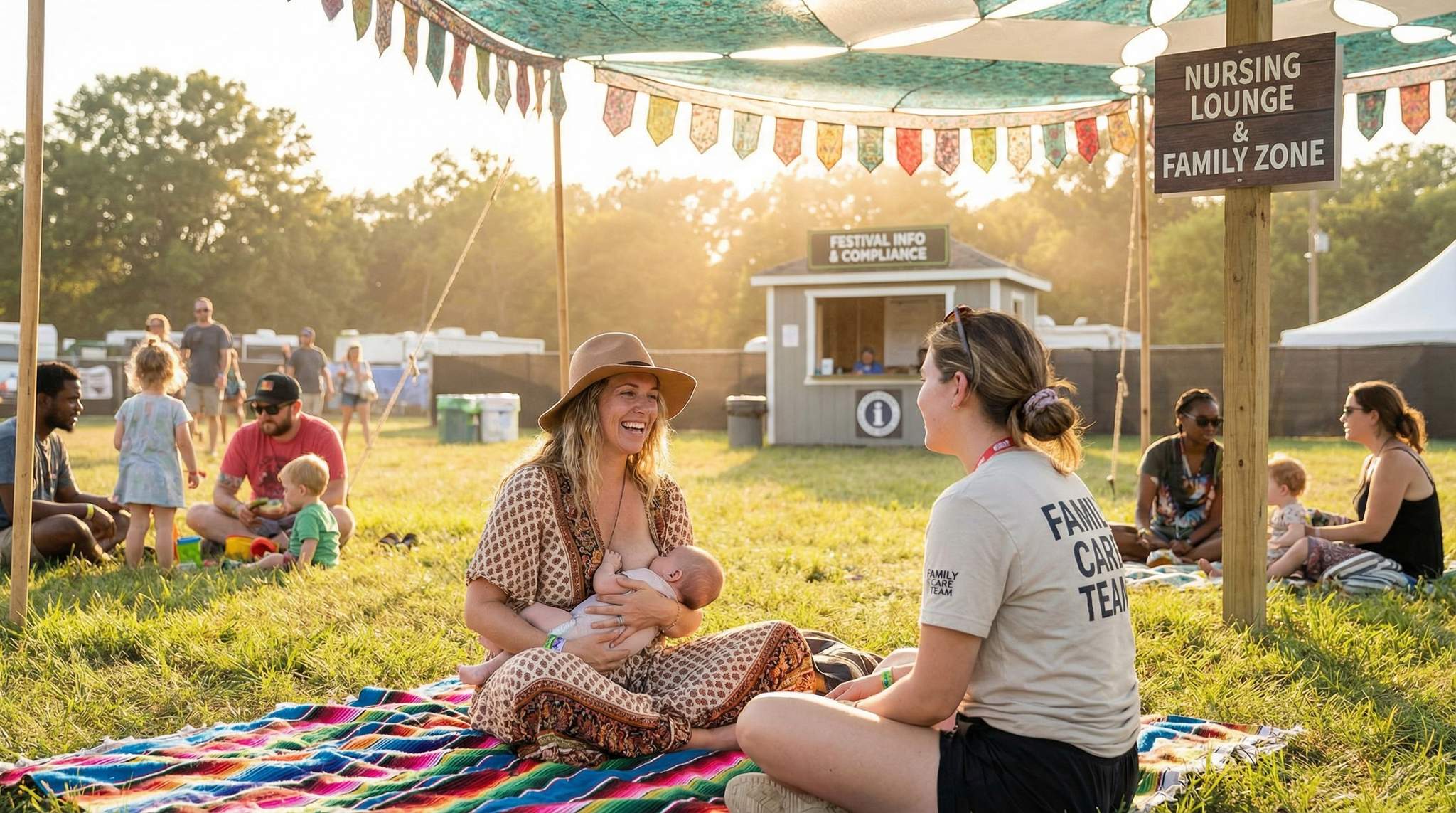 Learn how to make your family-friendly festival truly welcoming to nursing mothers.
