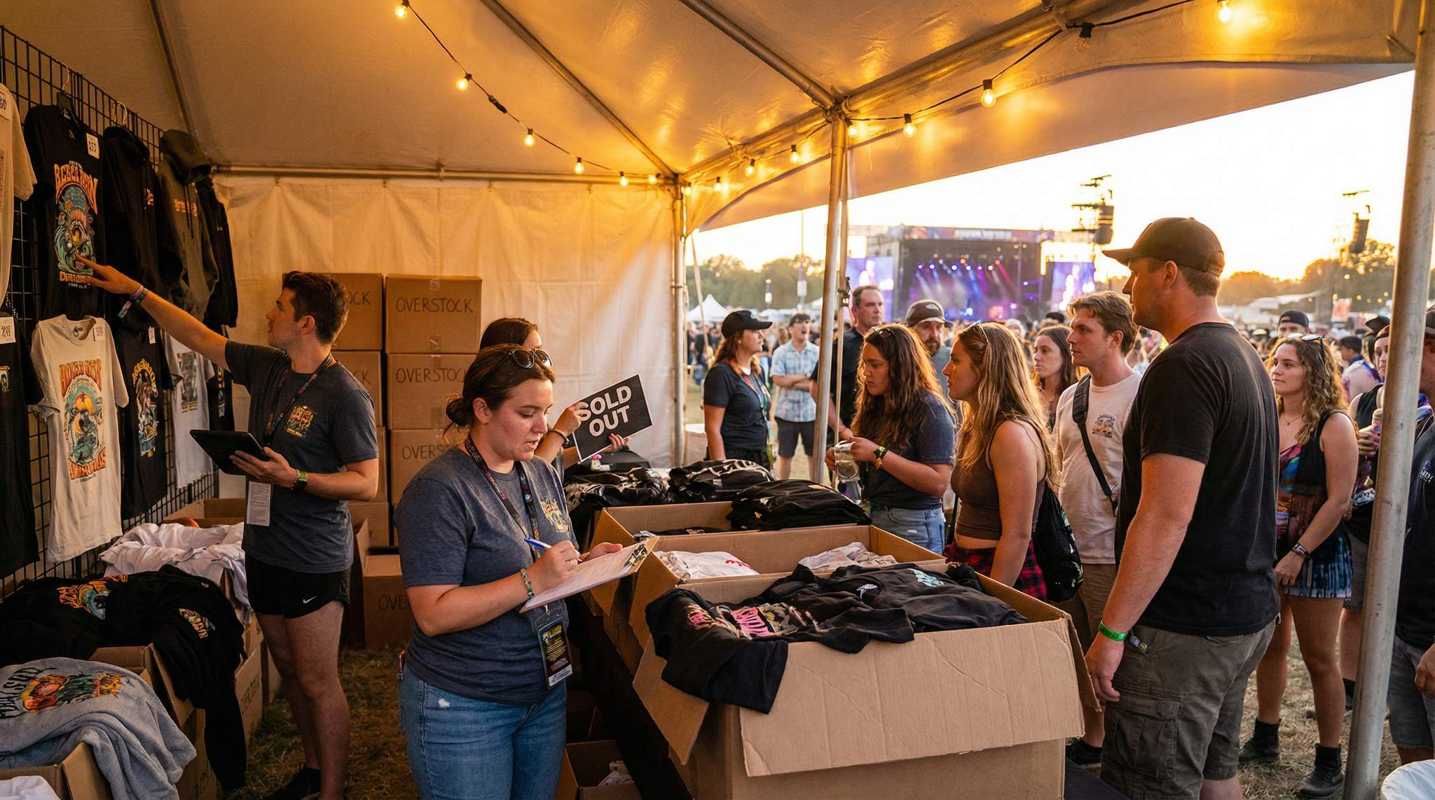 Optimizing Festival Merch Inventory: Avoiding Leftovers and Lost Sales