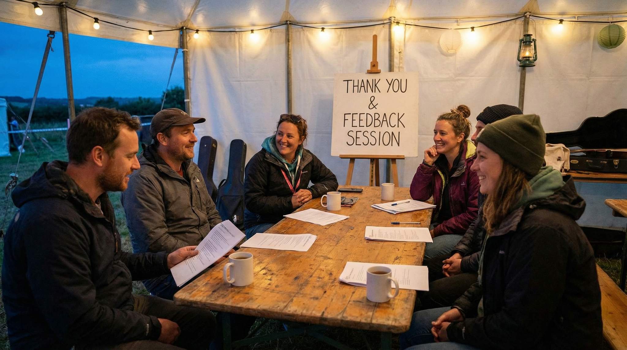 Post-Festival Thank-Yous: Rituals, Reports, and Listening Sessions