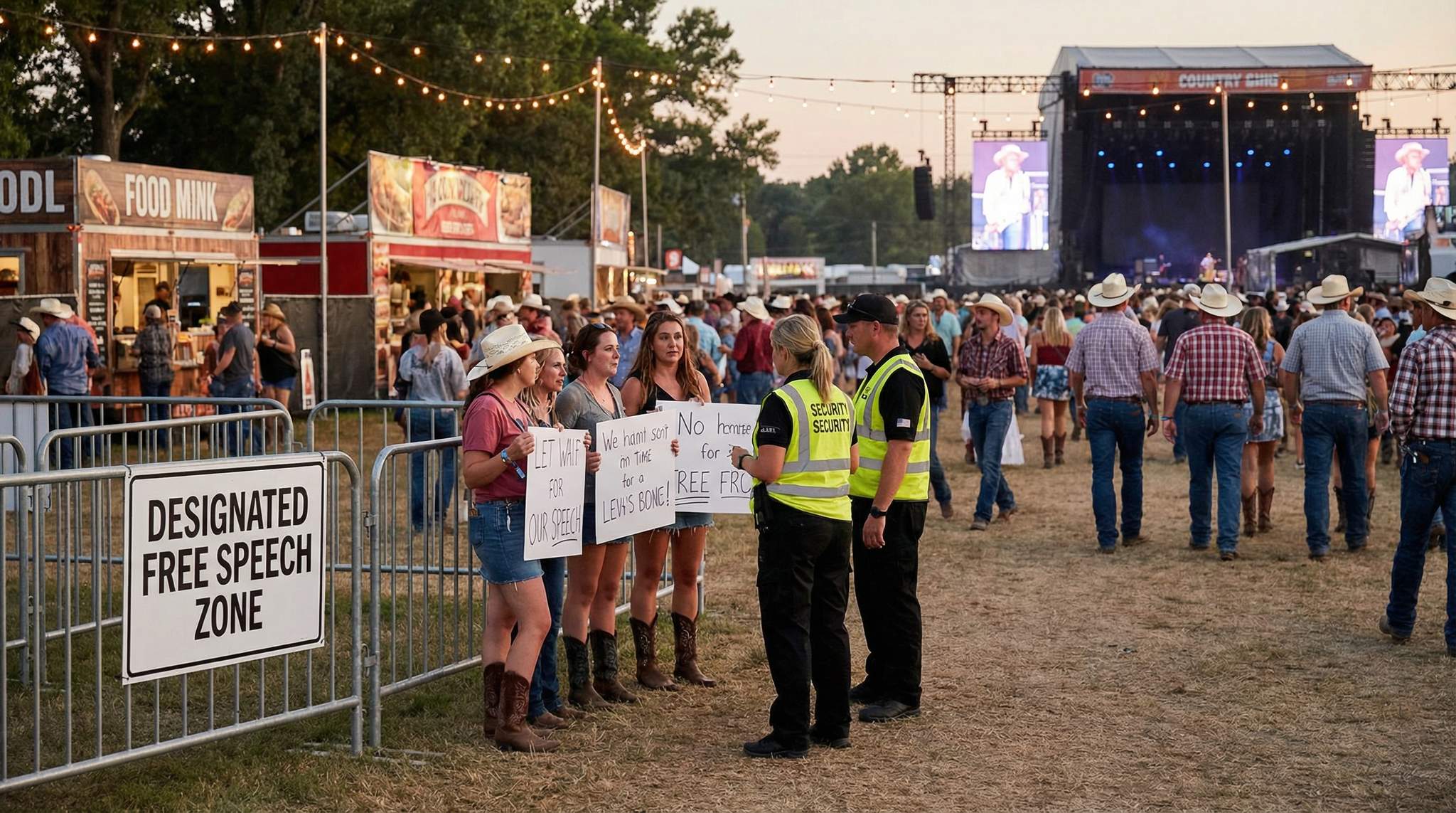 How can a festival uphold free speech while keeping everyone safe? This expert guide shows festival organizers how to prepare for protests – from designating free-speech zones and training security in de-escalation to scripting MC announcements and engaging with activist groups.
