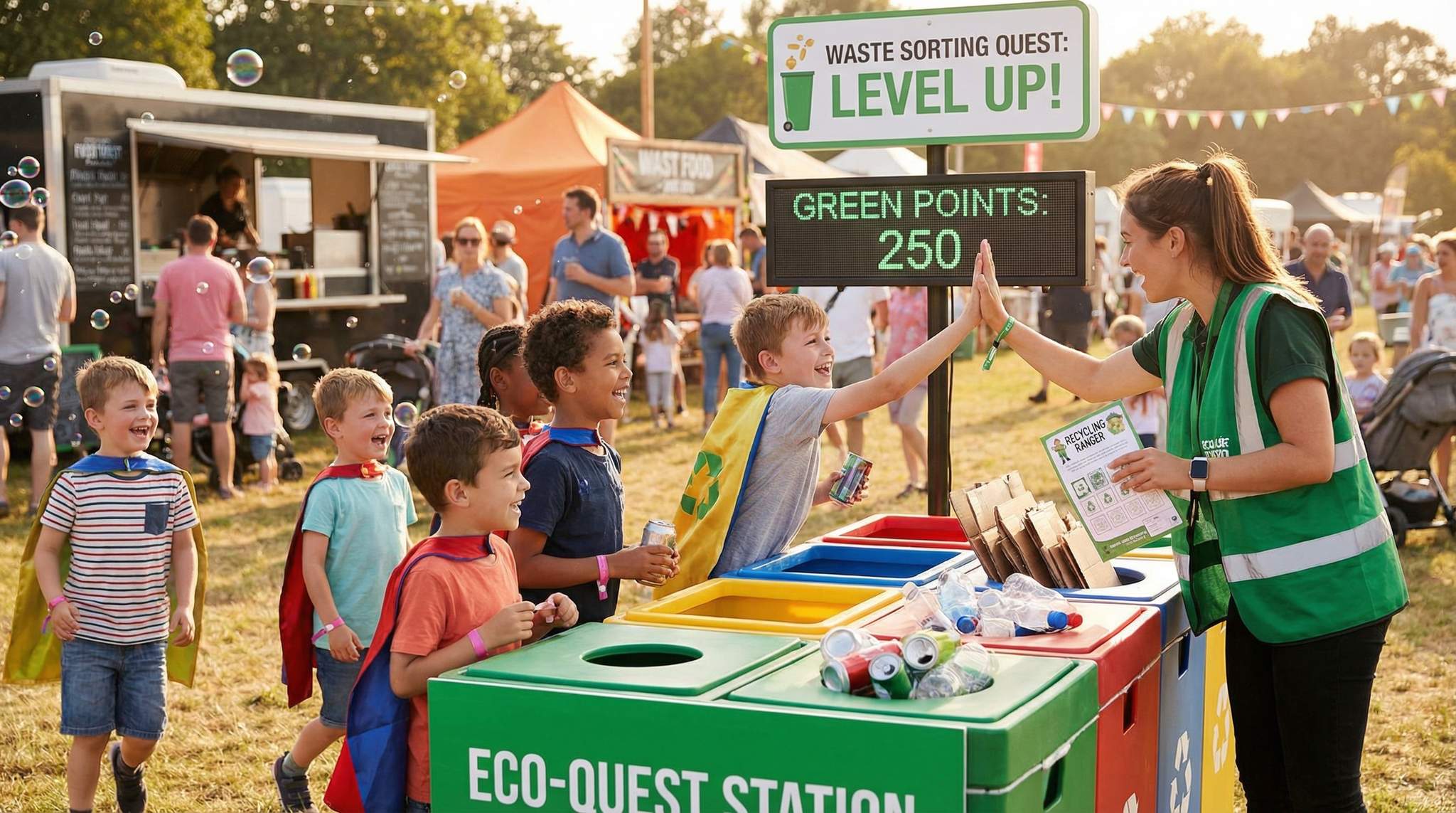 Recycling Games and Eco-Education for Kids at Festivals: Turning Waste Sorting into Playful Quests