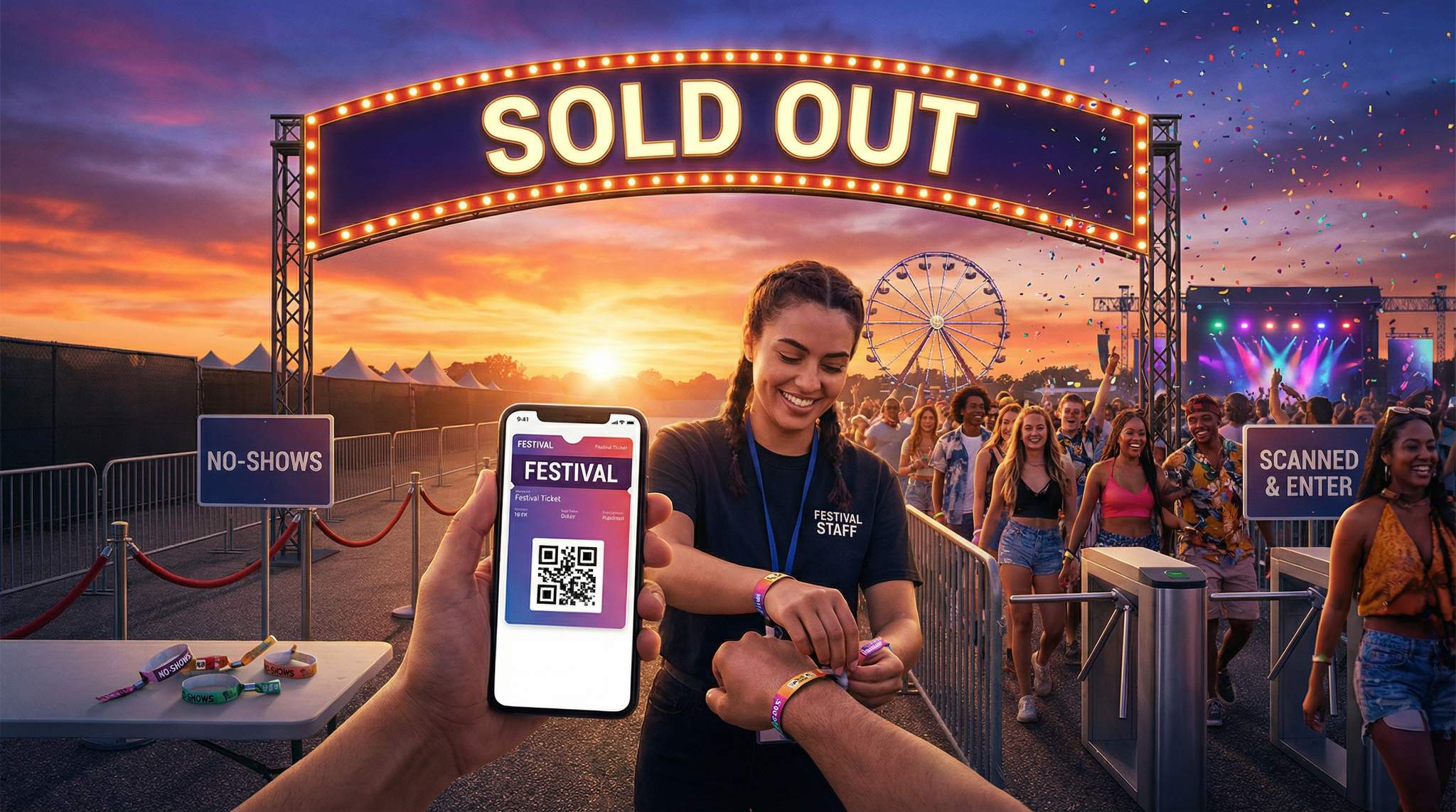 Reducing No-Shows at Festivals: Ensuring Ticket Buyers Actually Attend