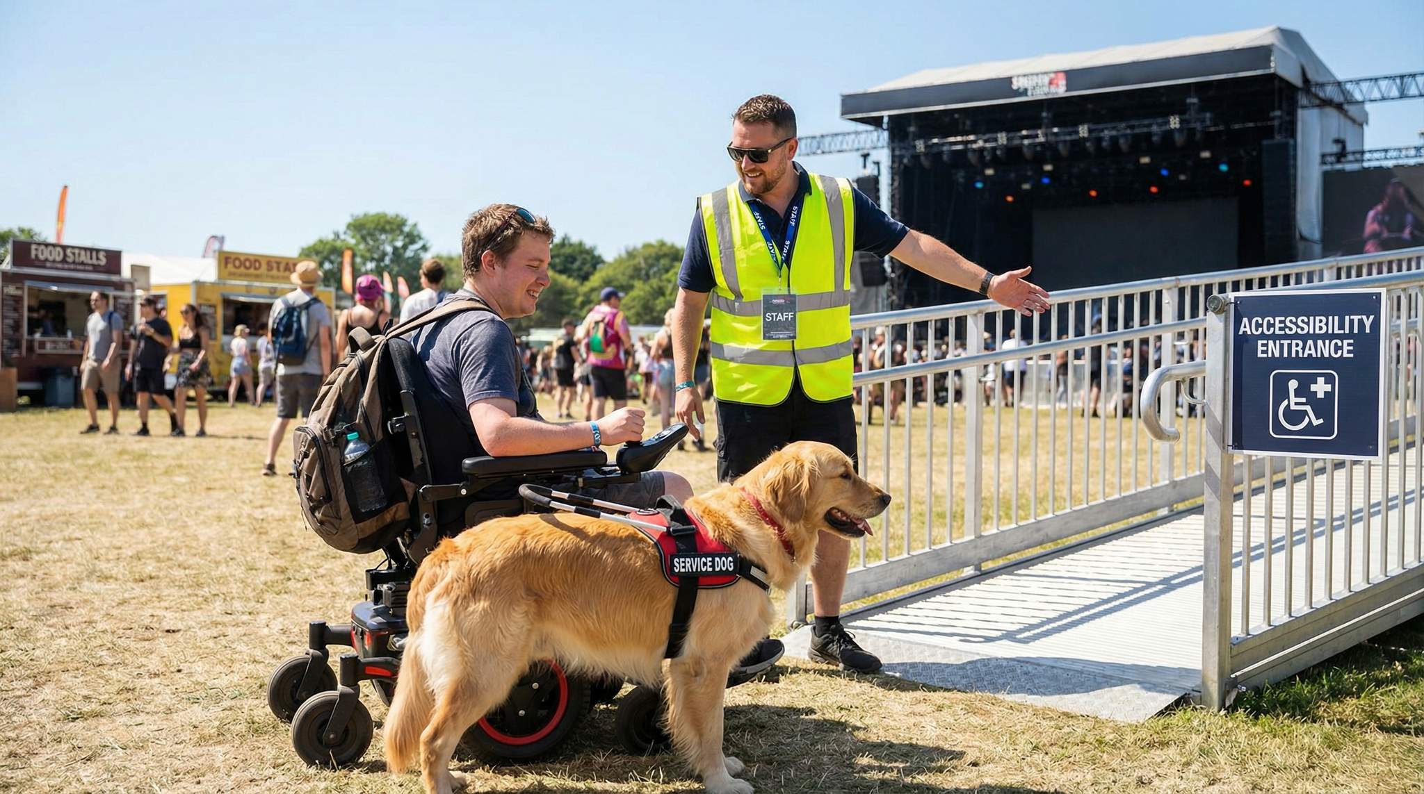 Service Animals at Festivals: Ensuring Access and Safety for Attendees with Assistance Animals
