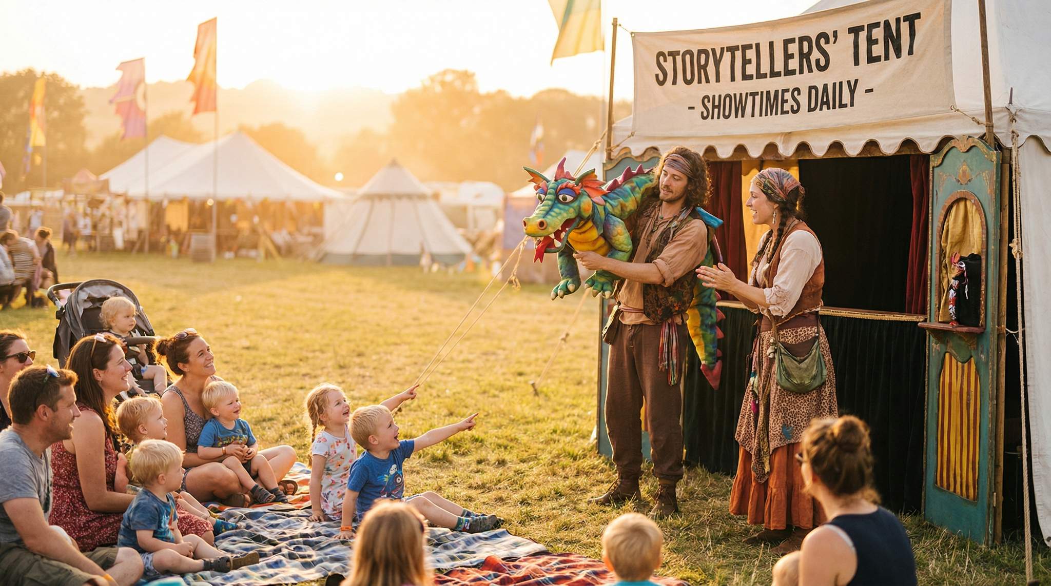 Showcase: Puppet Circuits and Storytelling Tours at Family-Friendly Festivals