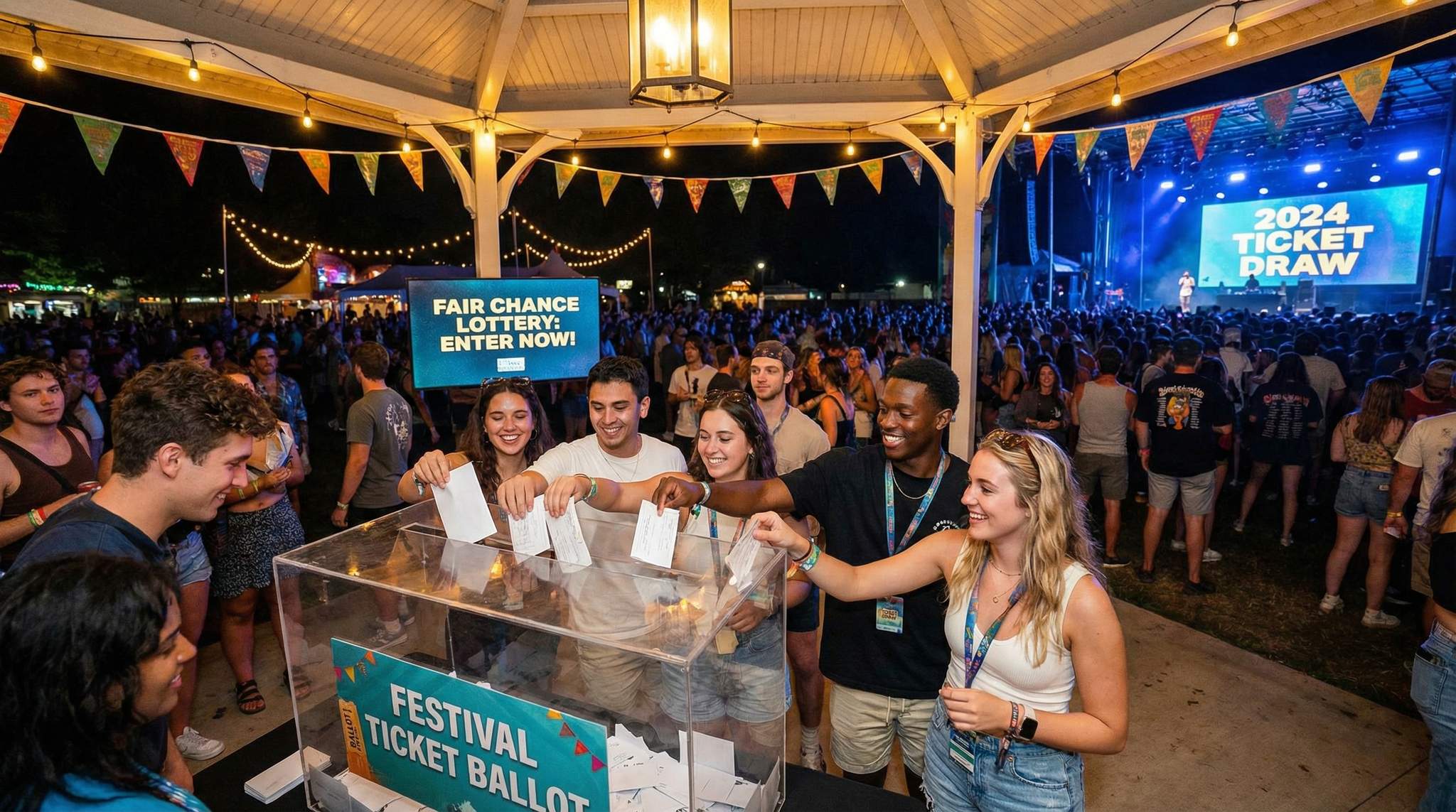 Ticket Lotteries and Ballots: A Fair Approach to Festival Admissions