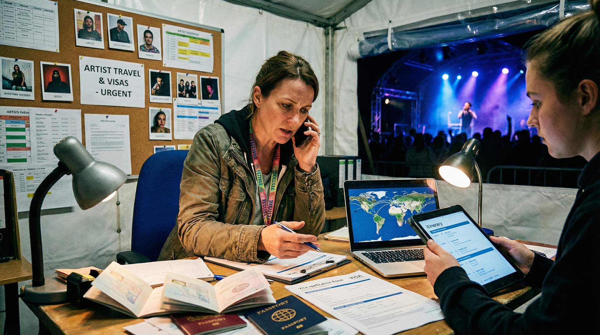 Visa & Travel for Small Festival Budgets