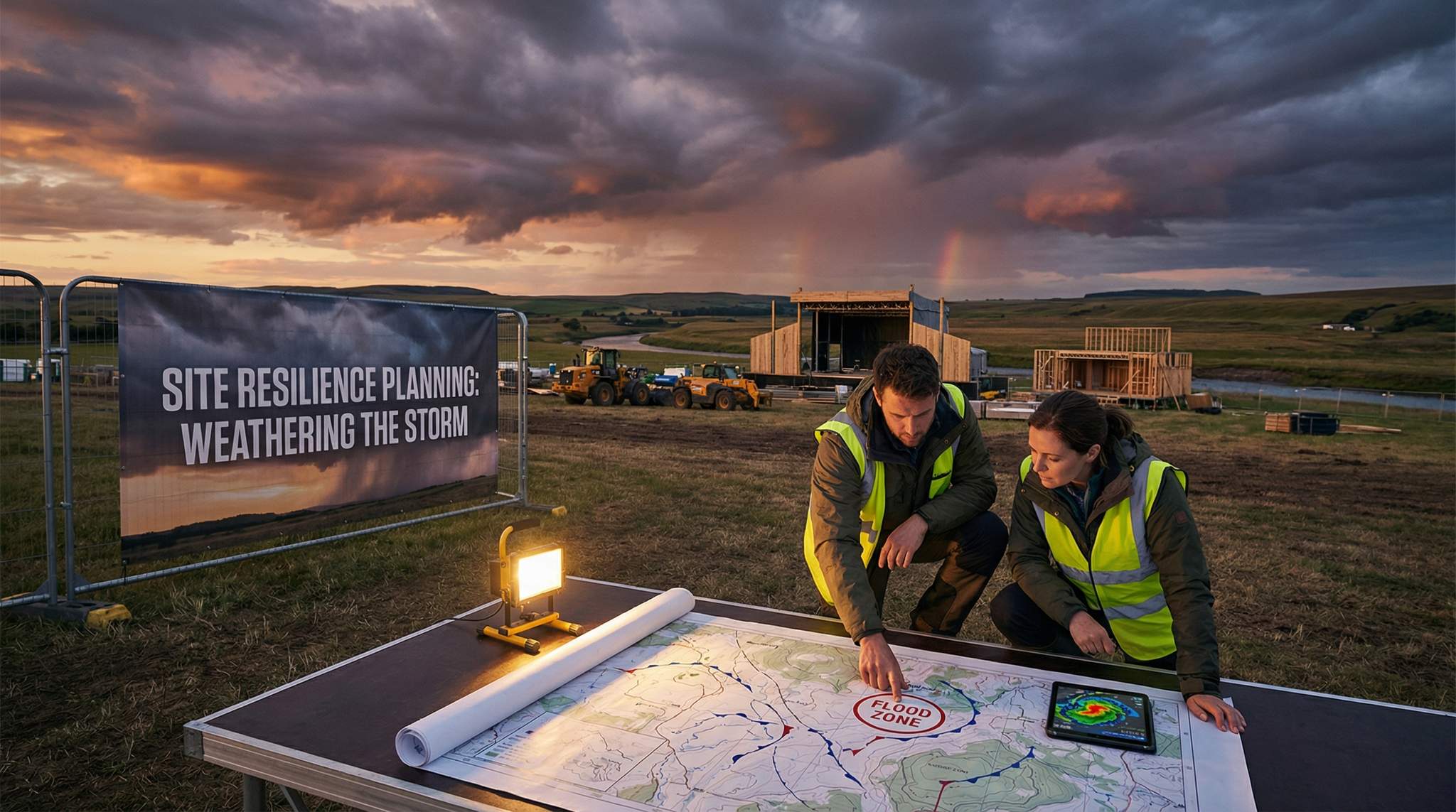 Weathering the Storm: Festival Site Selection with Climate Resilience in Mind