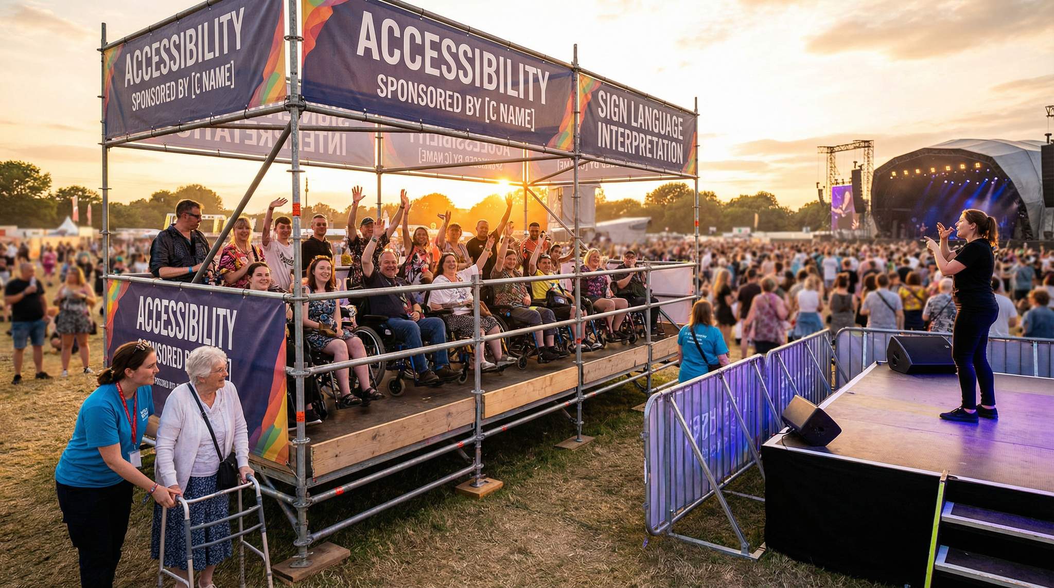 Accessibility Sponsors: Funding Dignity at Festivals