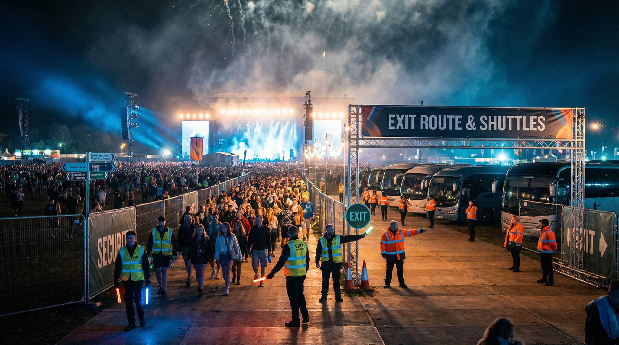 After the Finale: Managing Festival Egress After Fireworks and Night Headliners